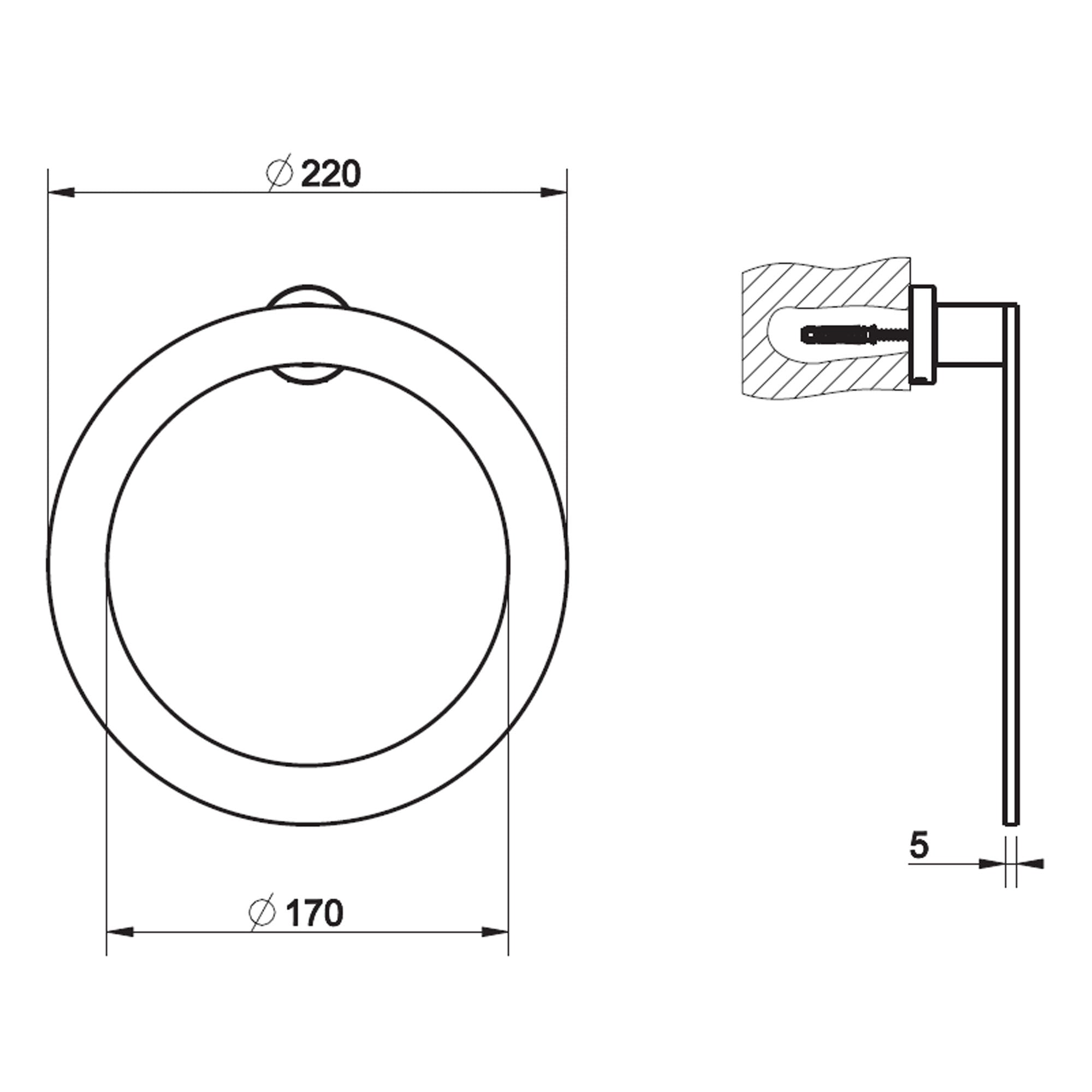 gessi emporio toilet ring dimensions