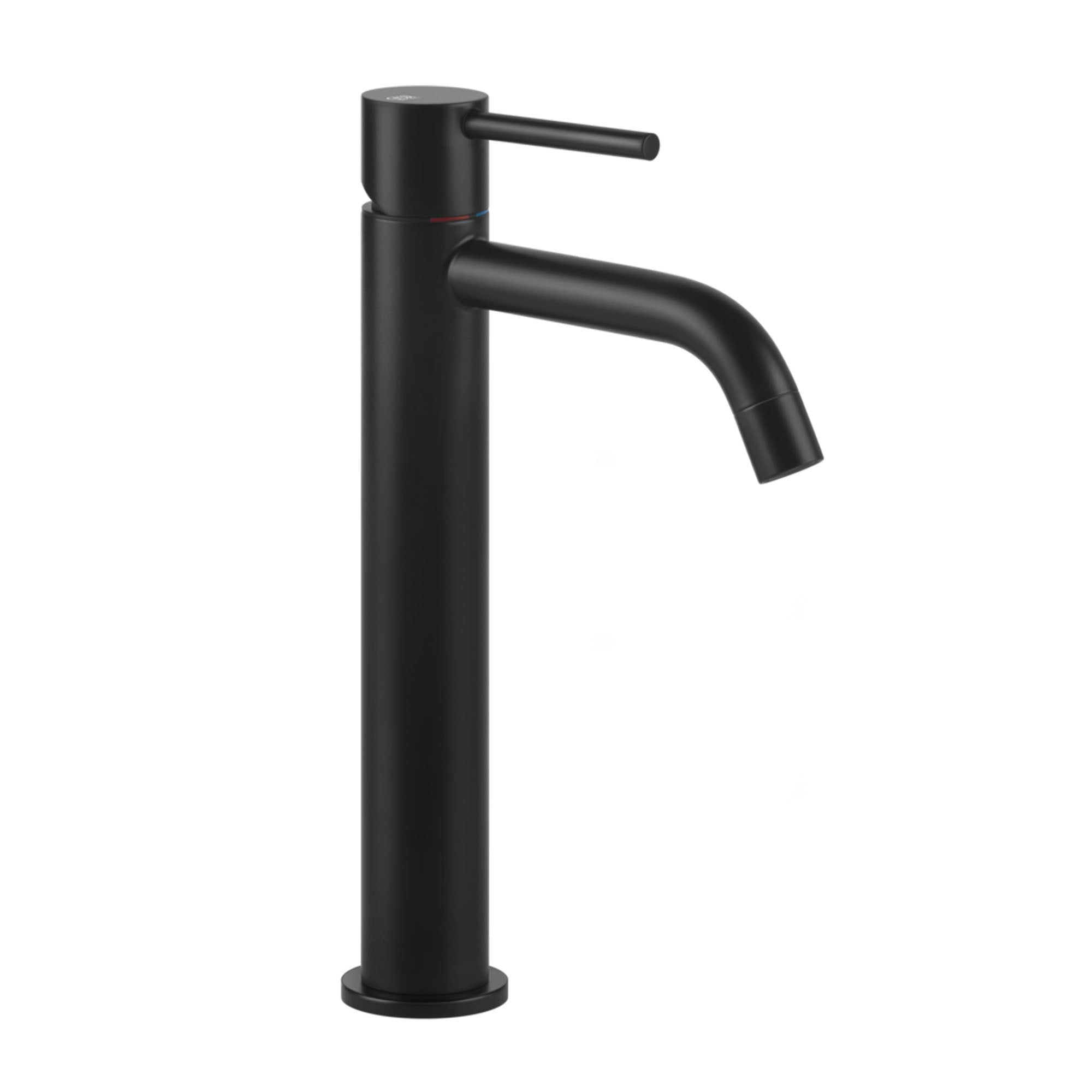 gessi via tortona tall basin mixer tap matt black