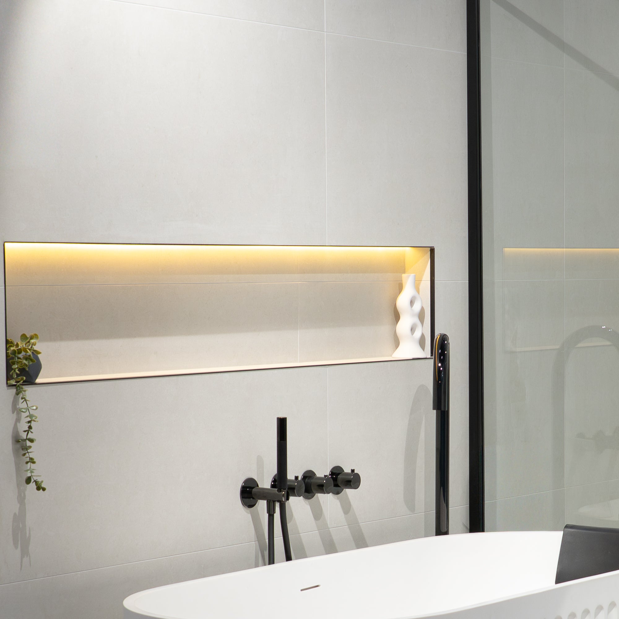 Ghent White 4D Porcelain Tile 60x120cm Anti-Slip Matt