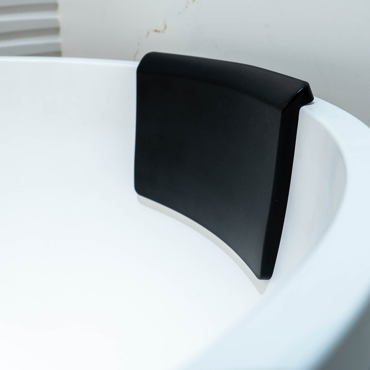 Granlusso Luxury Soft Black Gel Bath Headrest Pillow