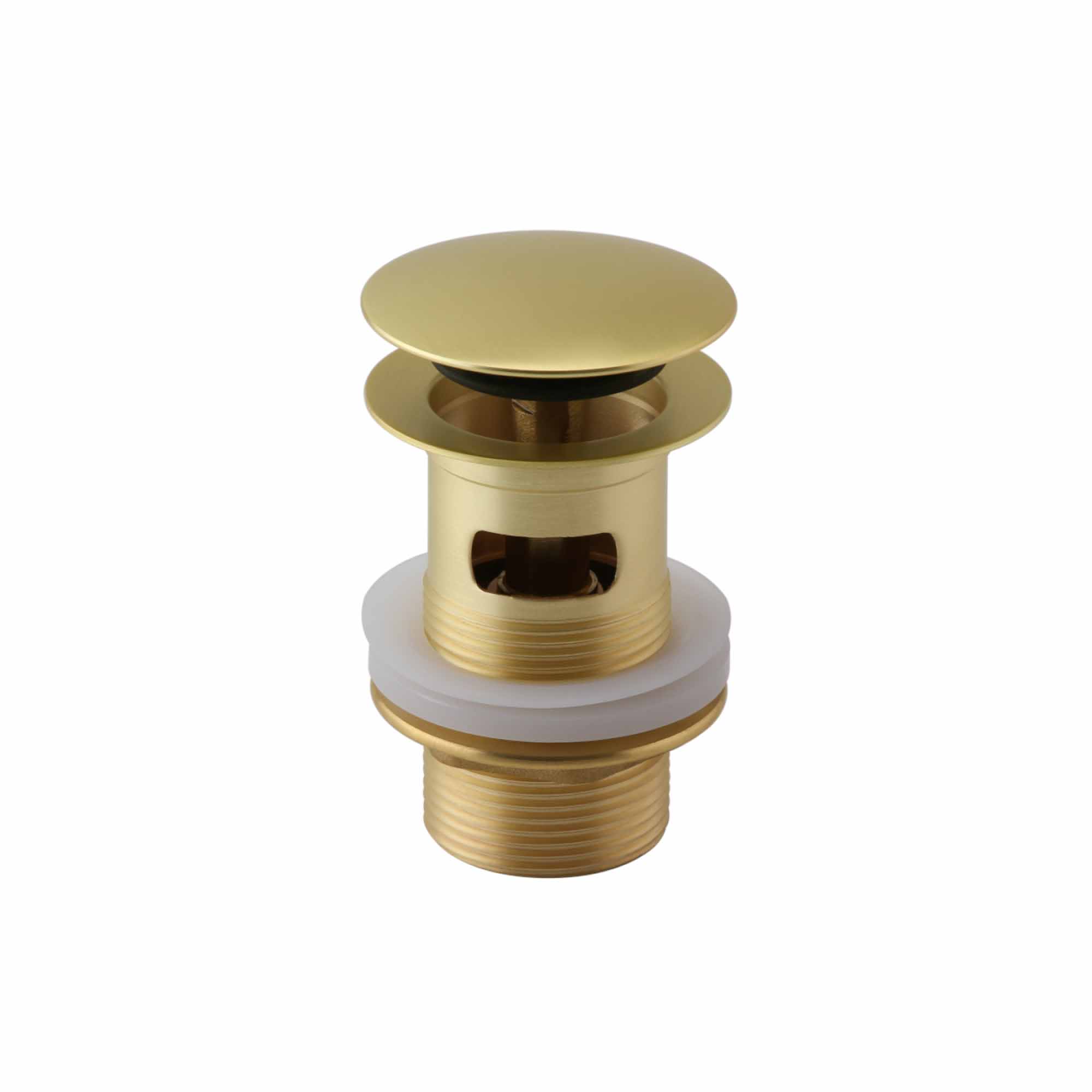 granlusso portofino click clack waste brushed brass