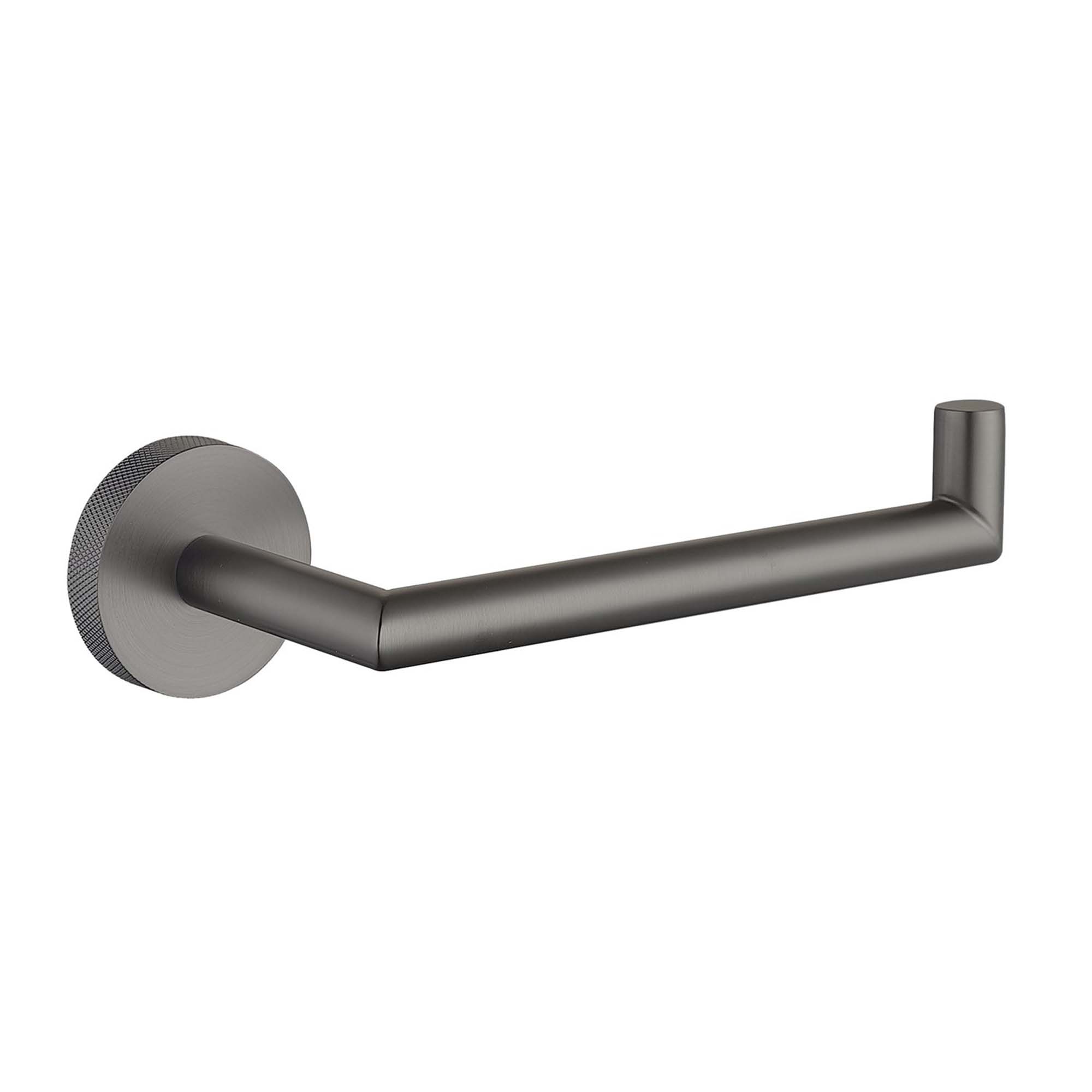 granlusso portofino knurled toilet roll holder gunmetal