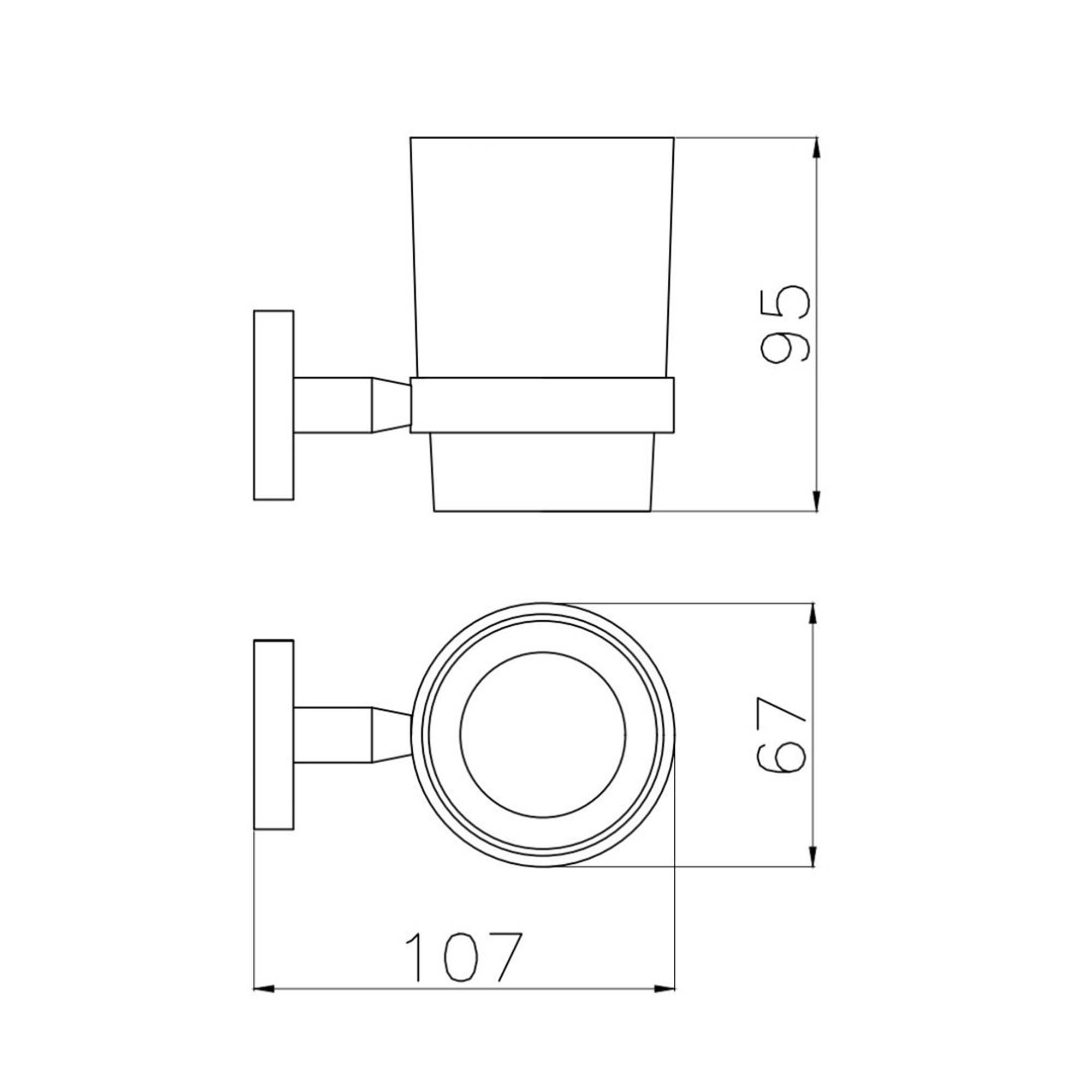 granlusso portofino knurled tumbler holder dimensions