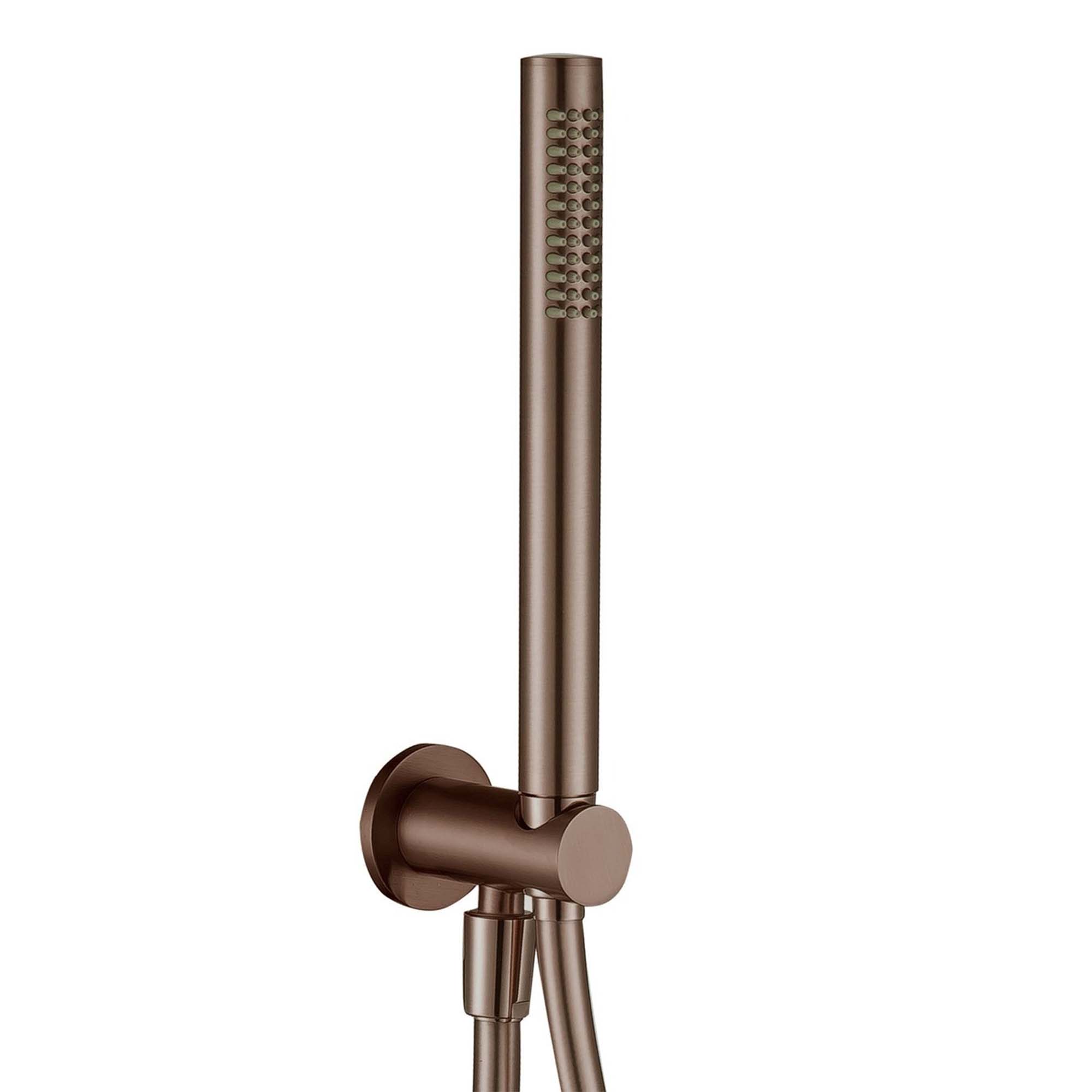 granlusso portofino pencil shower handset brushed bronze