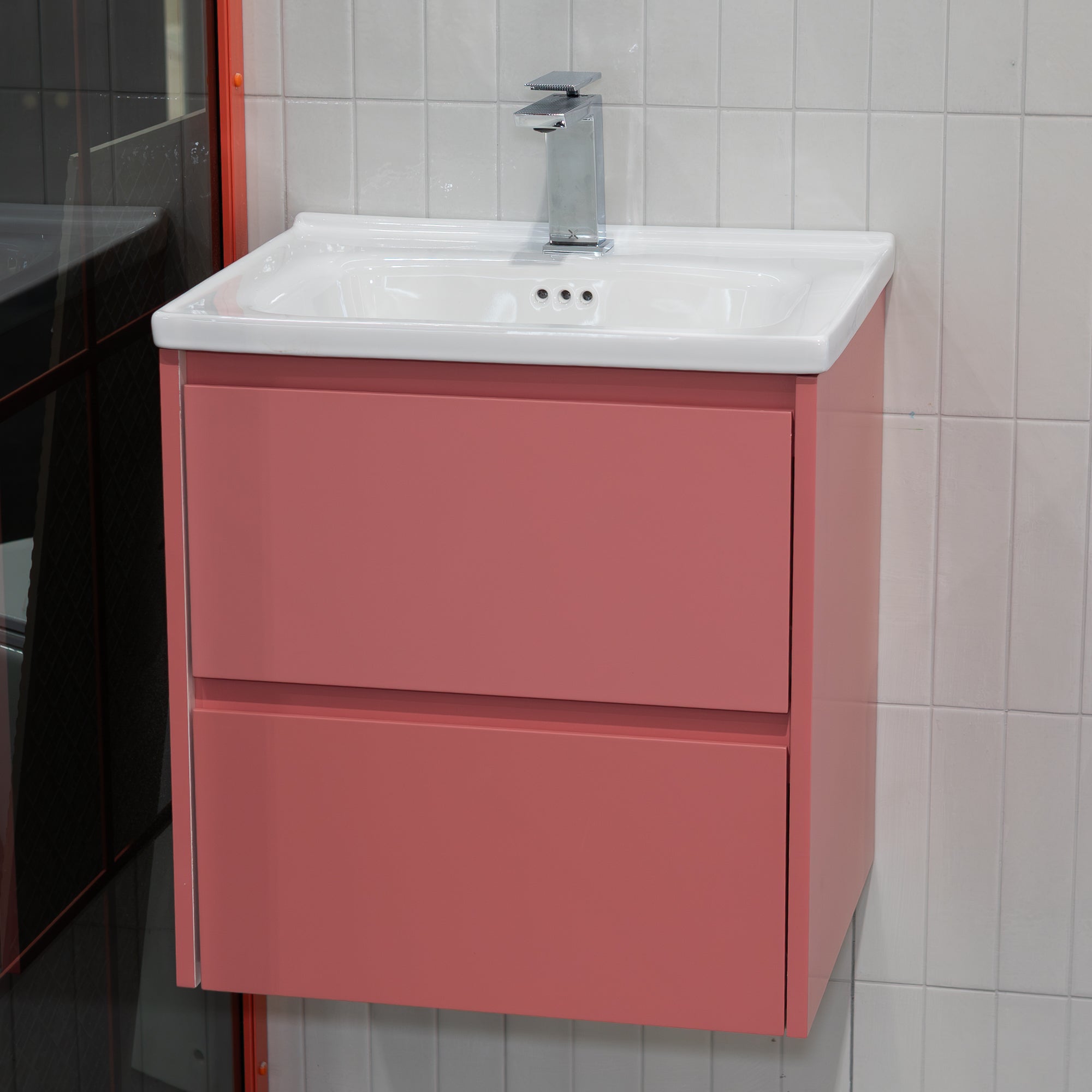 Granlusso™ Sorrento Short Projection Wall Mounted Vanity Unit with Basin