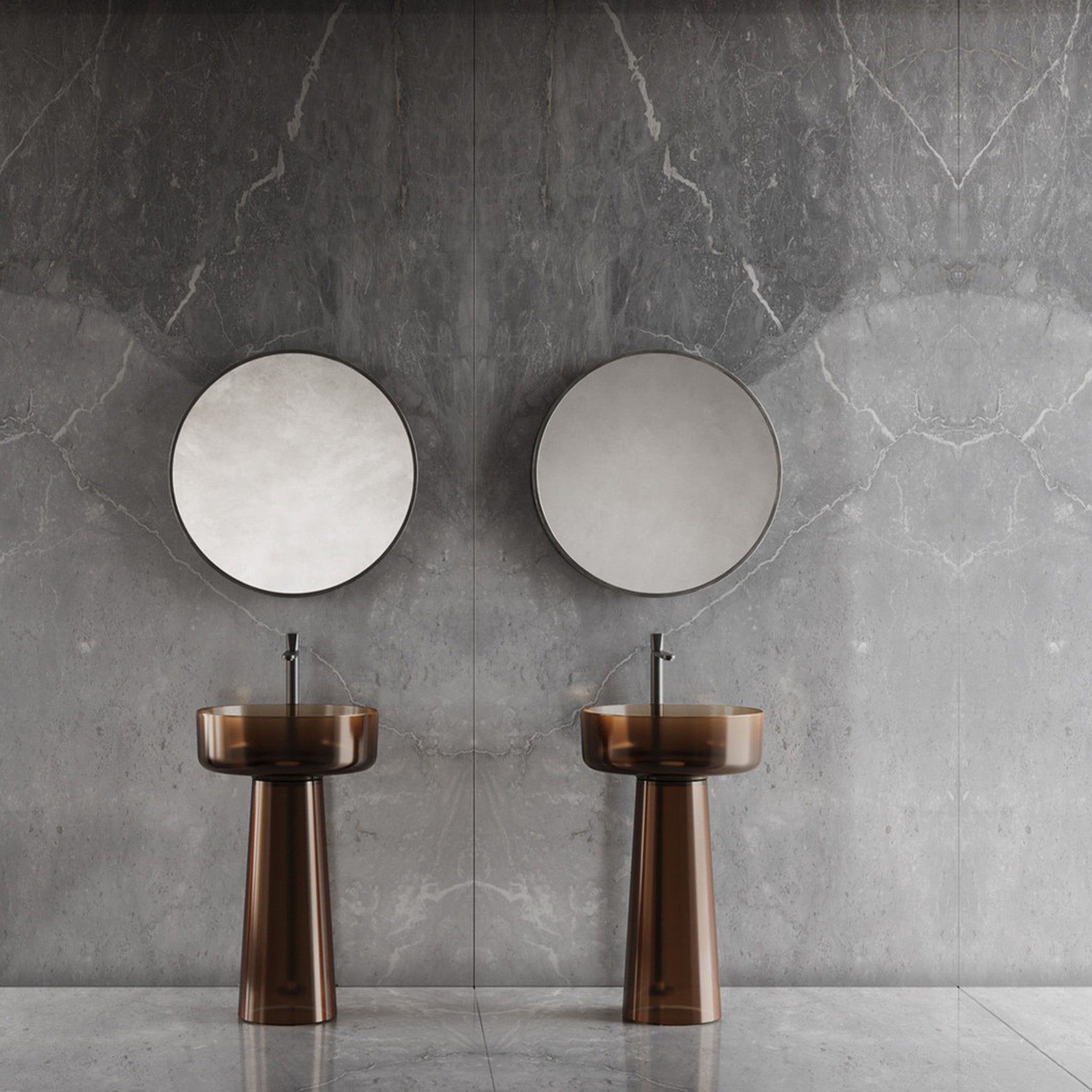 grigio perla 61x30cm real marble tile lifestyle