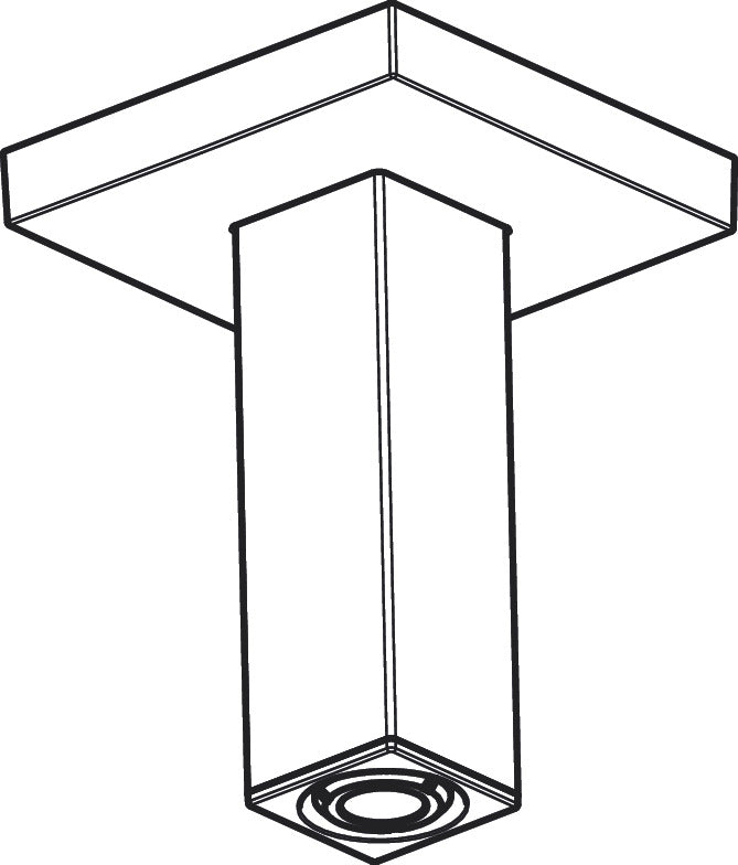 Hansgrohe Pulsify E Ceiling Shower Arm 300mm Technical Drawing