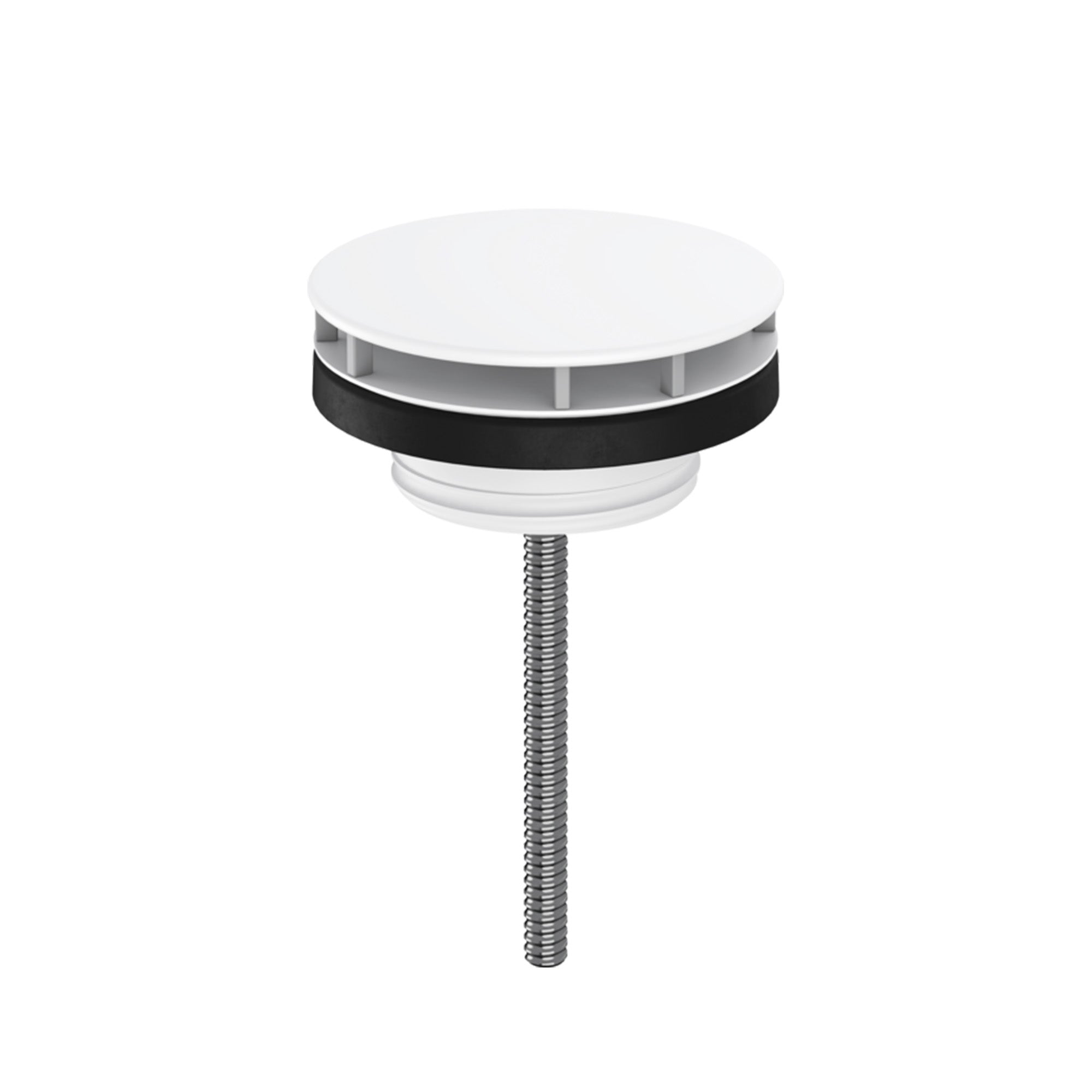 hansgrohe free flow non closing wastematt white