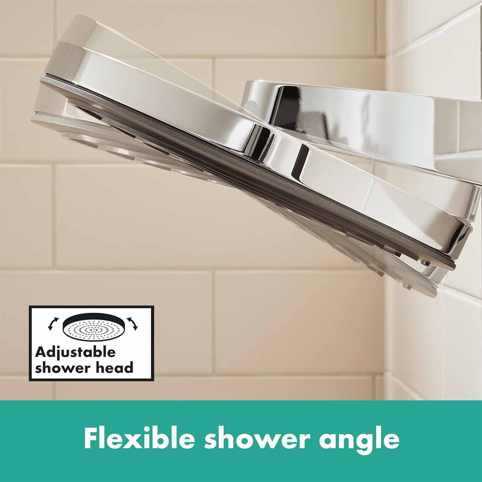 hansgrohe pulsify s overhead shower 260 2jet with wall connector