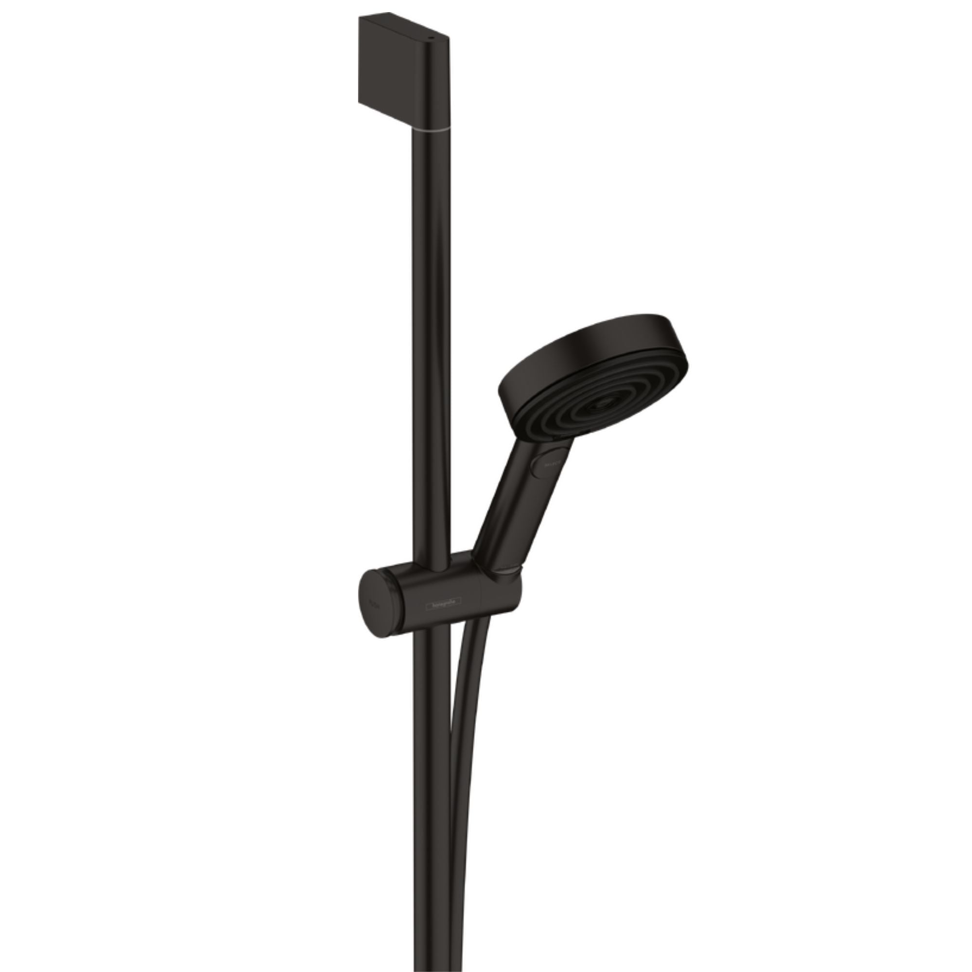 Hansgrohe Pulsify Select S Exposed Thermo Shower With Slide Rail Kit - Matt Black