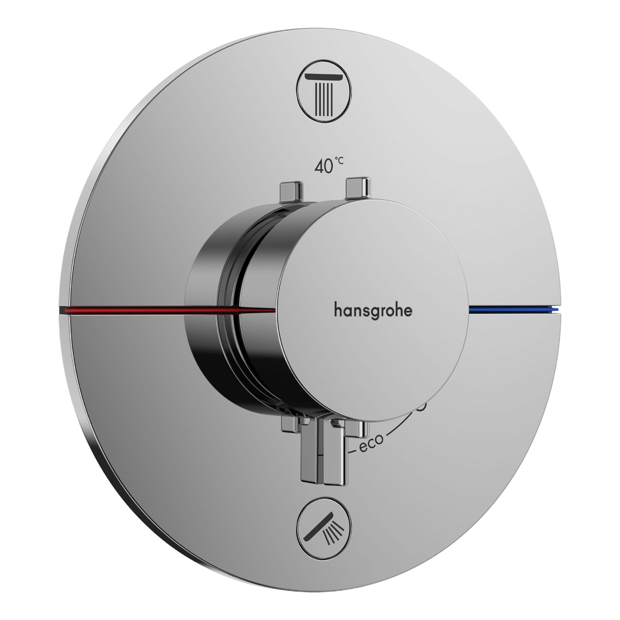 hansgrohe shower select s 2 outlet valve chrome