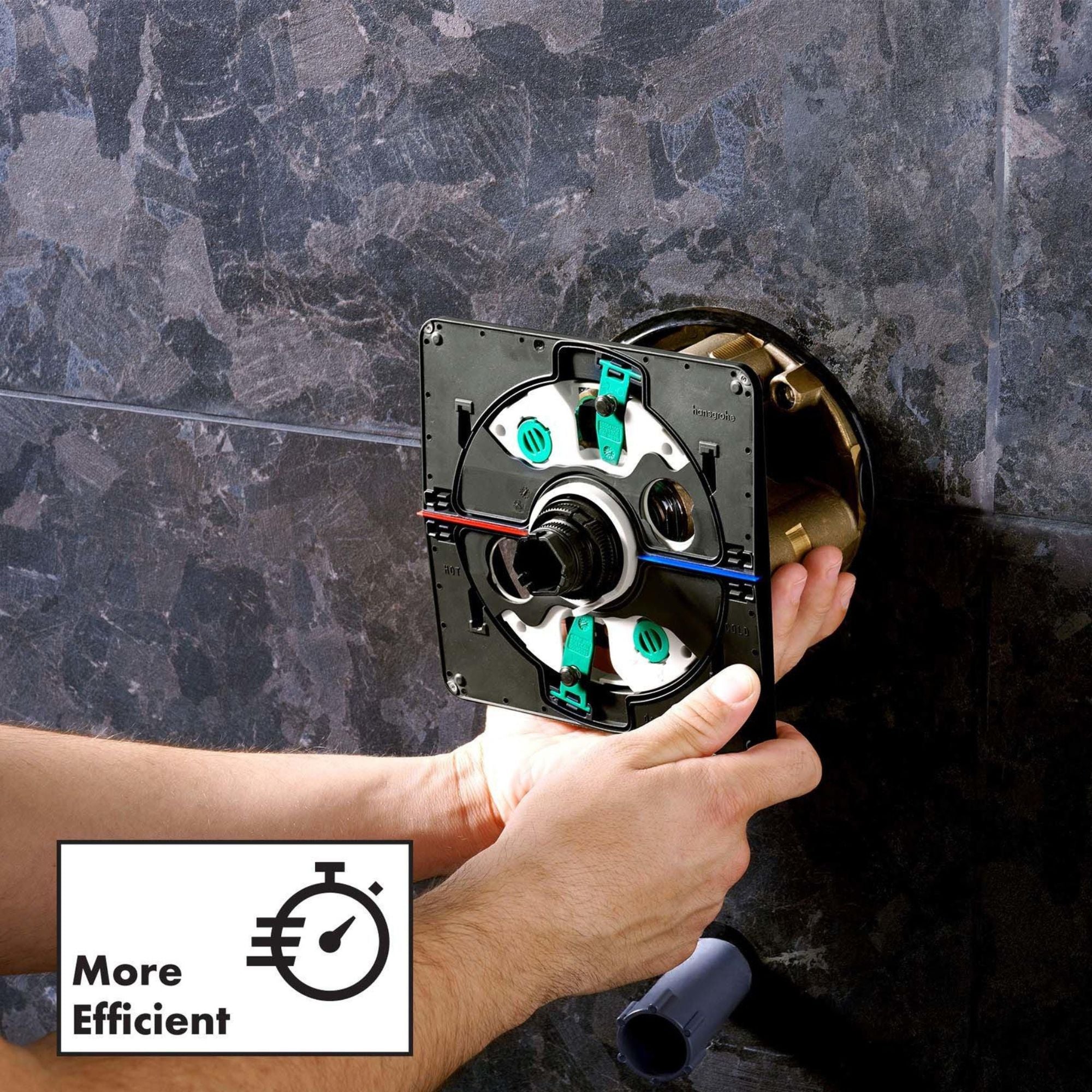 Hansgrohe ShowerSelect Comfort Q Thermostatic 2 Outlet Shower Valve 
