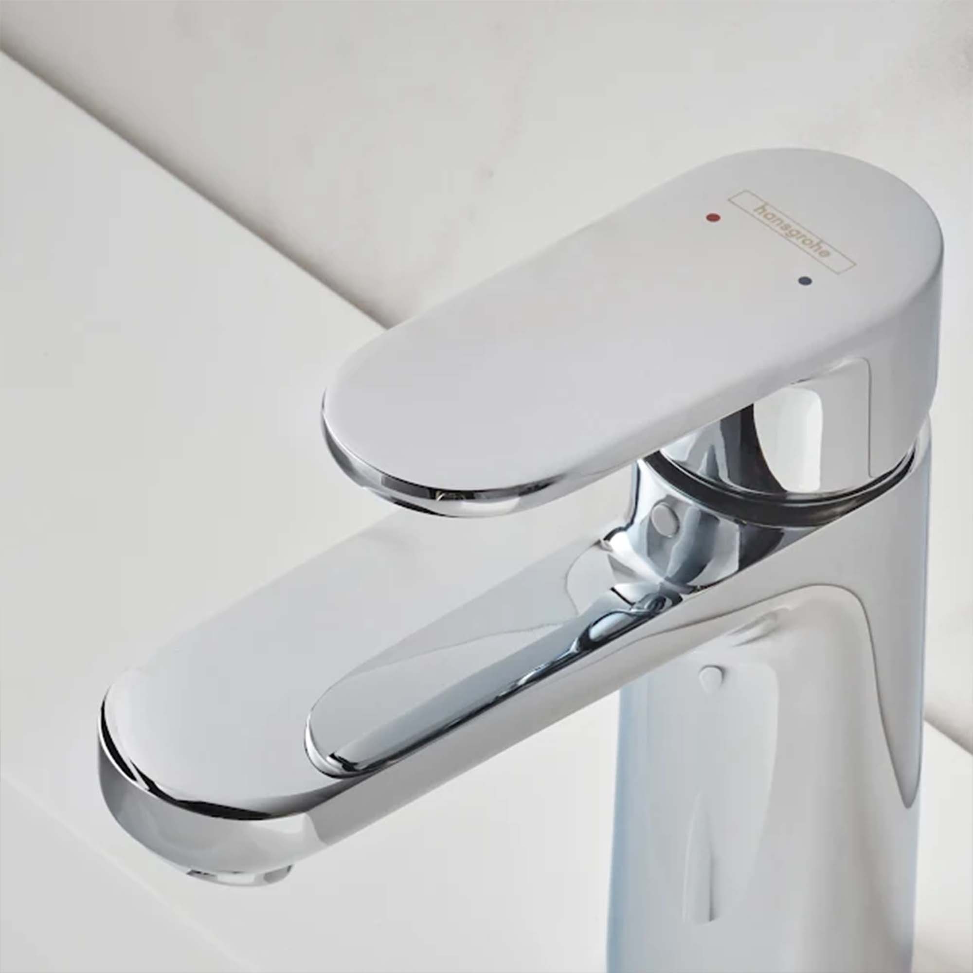 hansgrohe vernis blend 100 basin mixer with pop up waste chrome