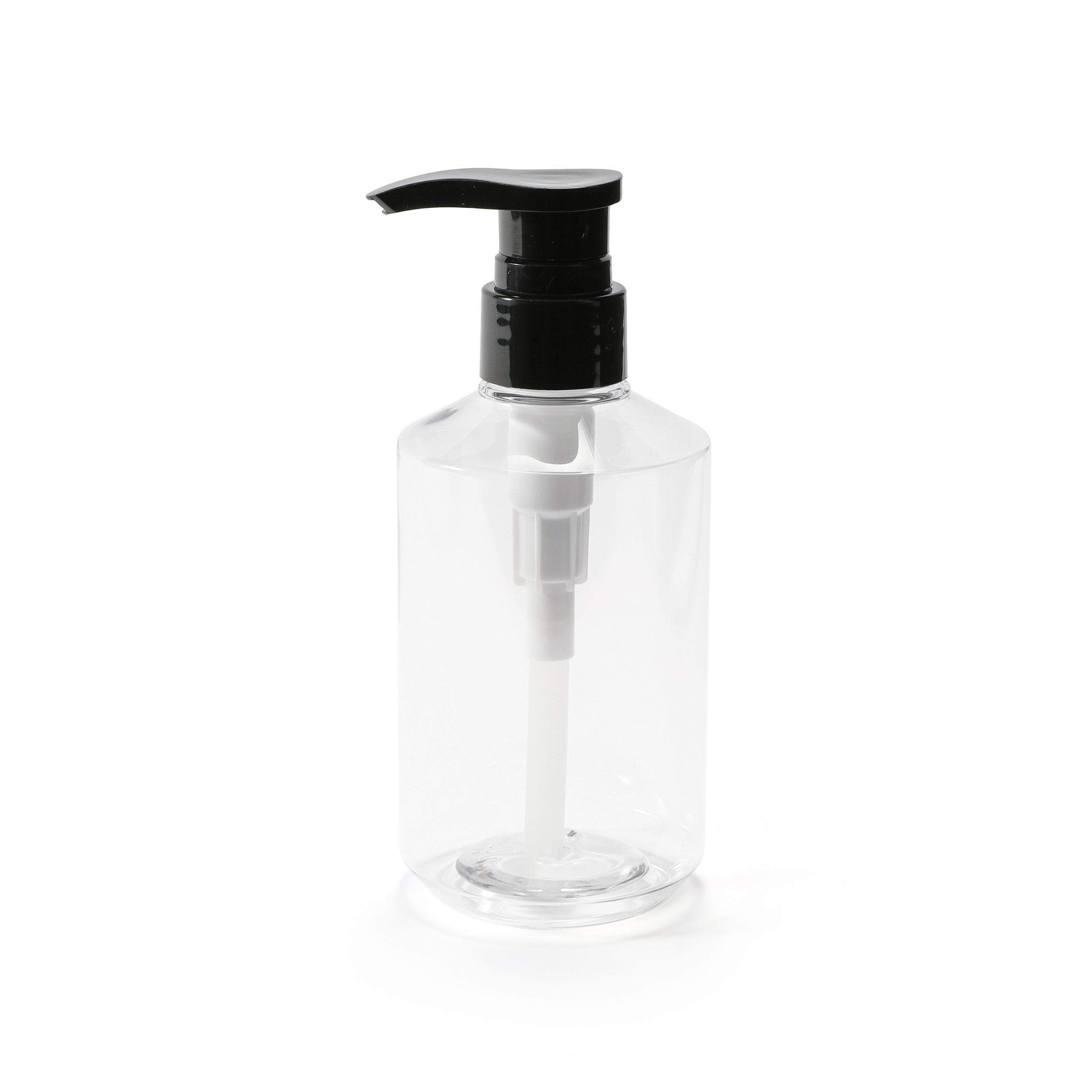 harbour soap dispenser bottle 300ml and pump clear black