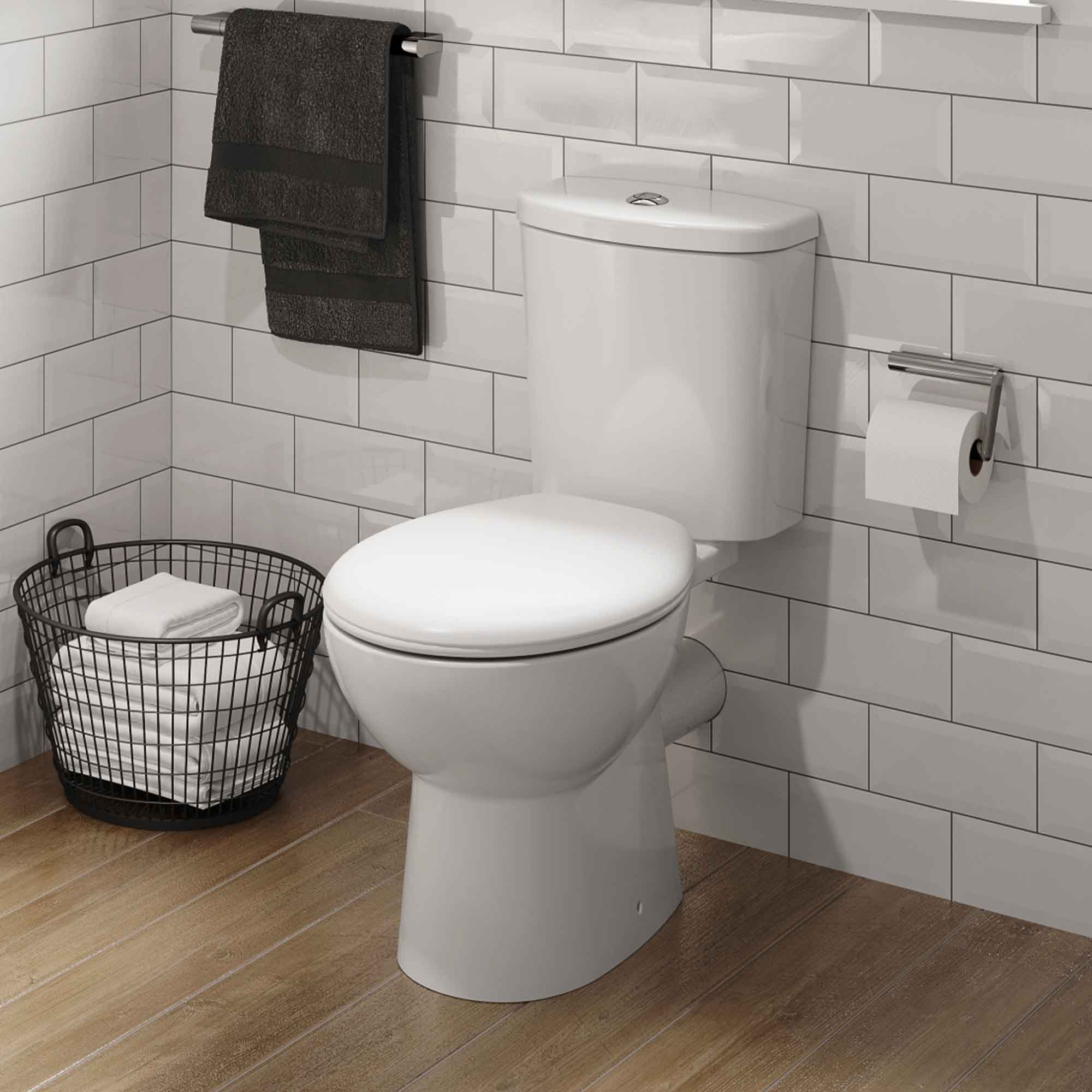 havana open back close coupled toilet with seat wc pick up pack