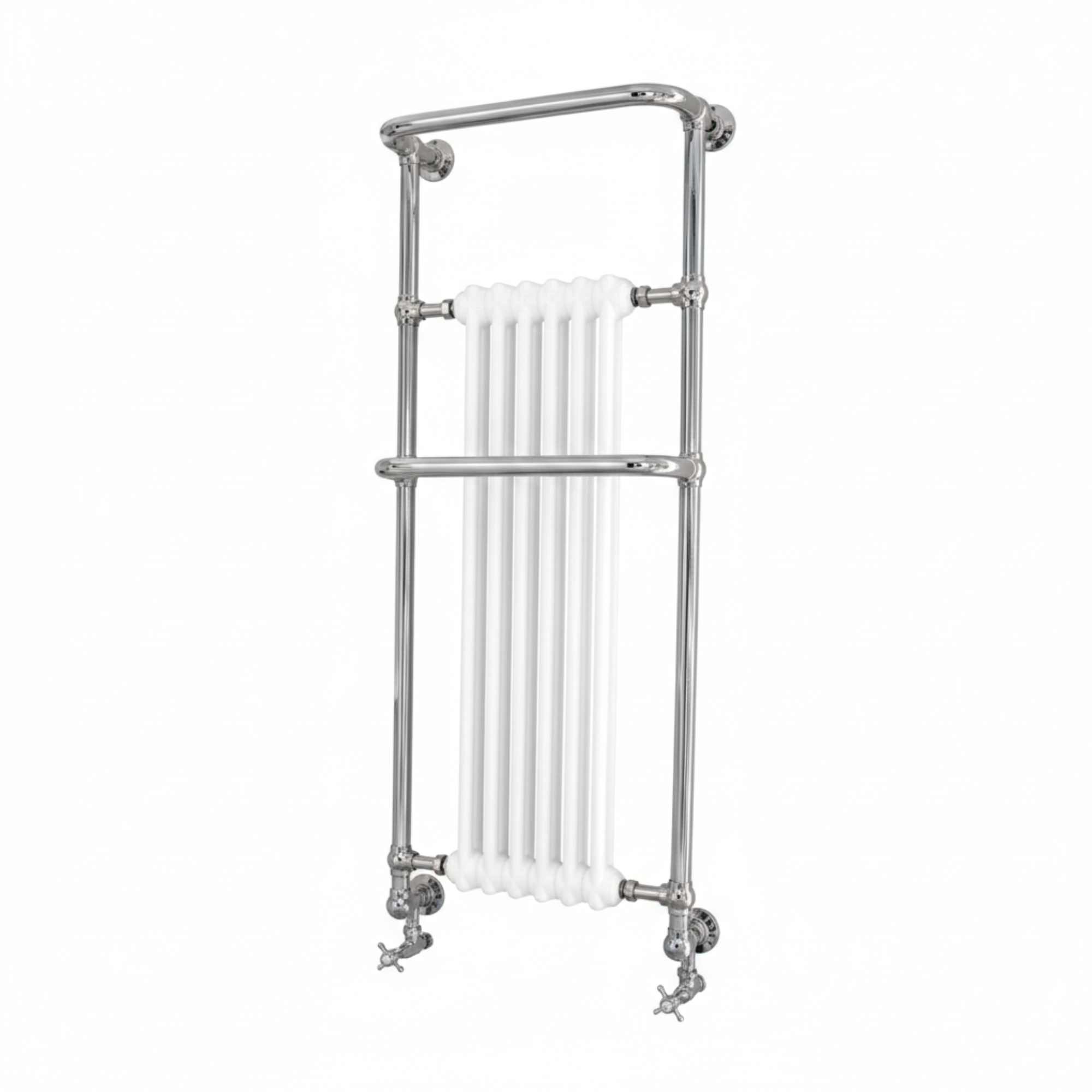 Heritage Cabot Wall Hung Heated Towel Rail In Chrome Finish