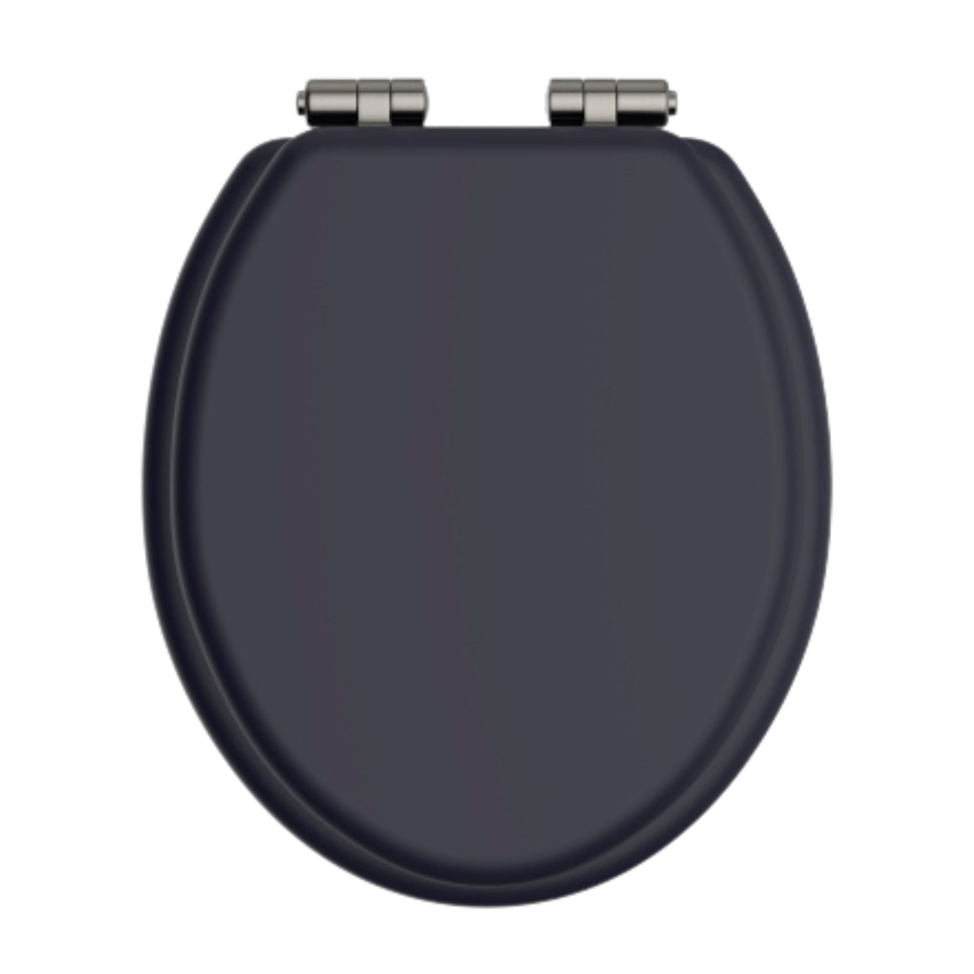 Heritage Traditional Toilet Seat With Soft Close Hinges Midnight Blue