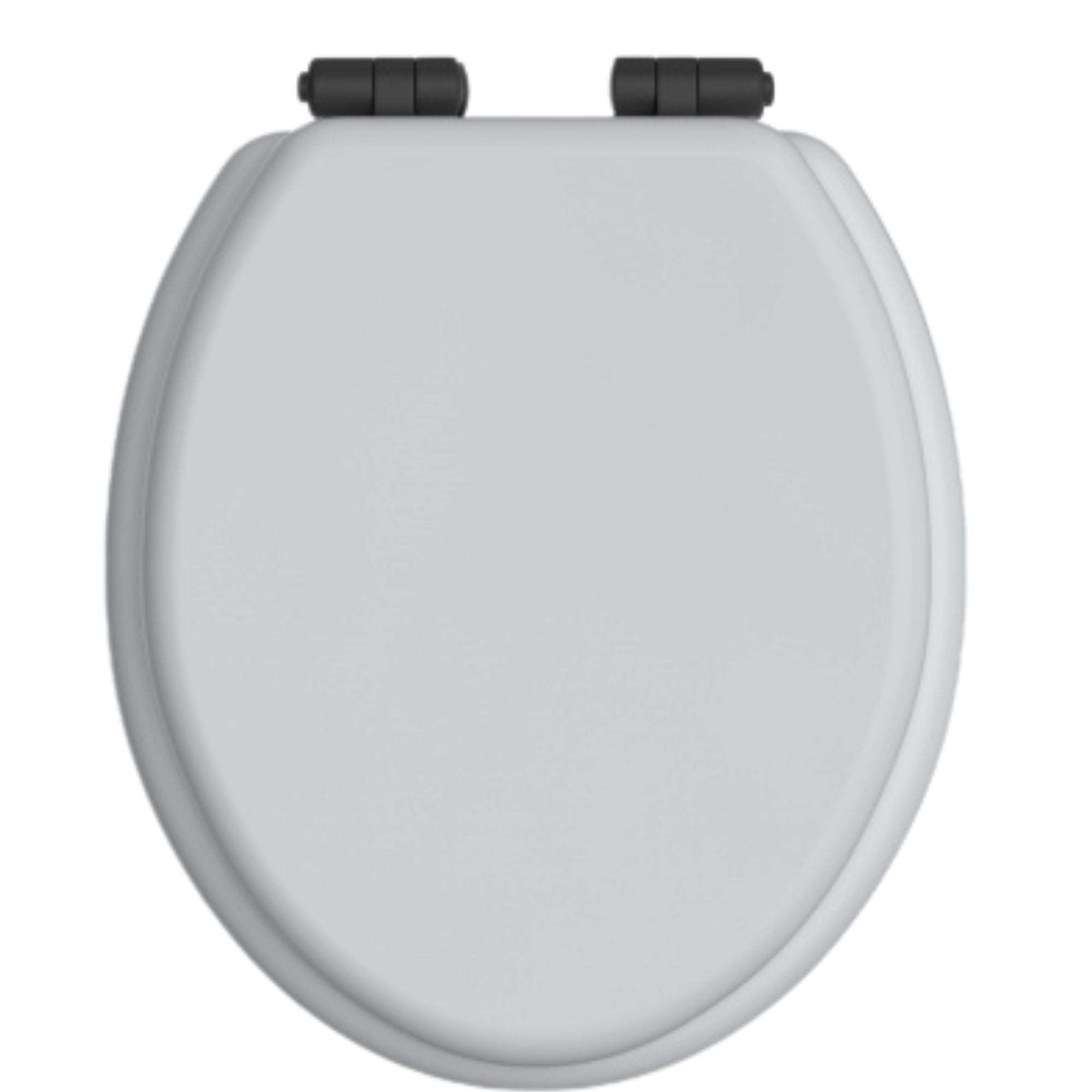 Heritage Traditional Toilet Seat With Soft Close Hinges White Gloss
