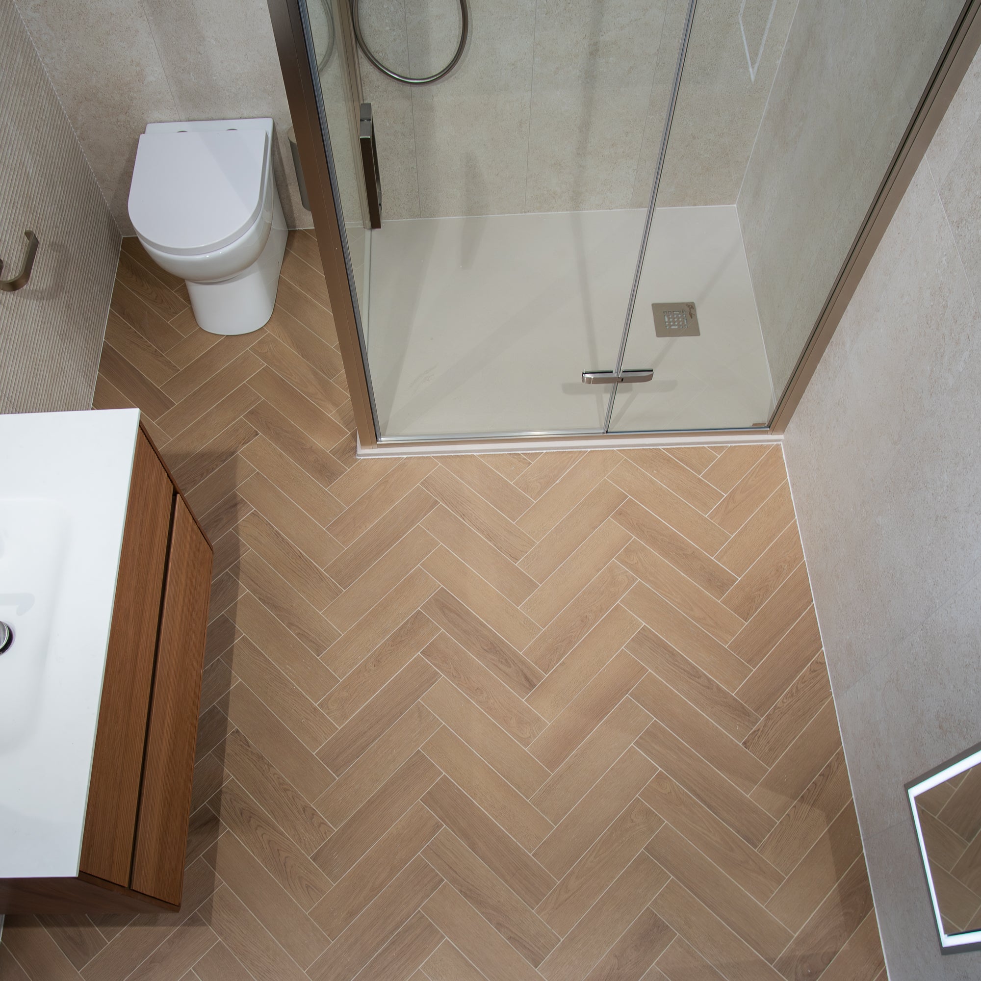 Kaizen Honey Wood Effect Porcelain Tile 8x36cm Antislip Matt