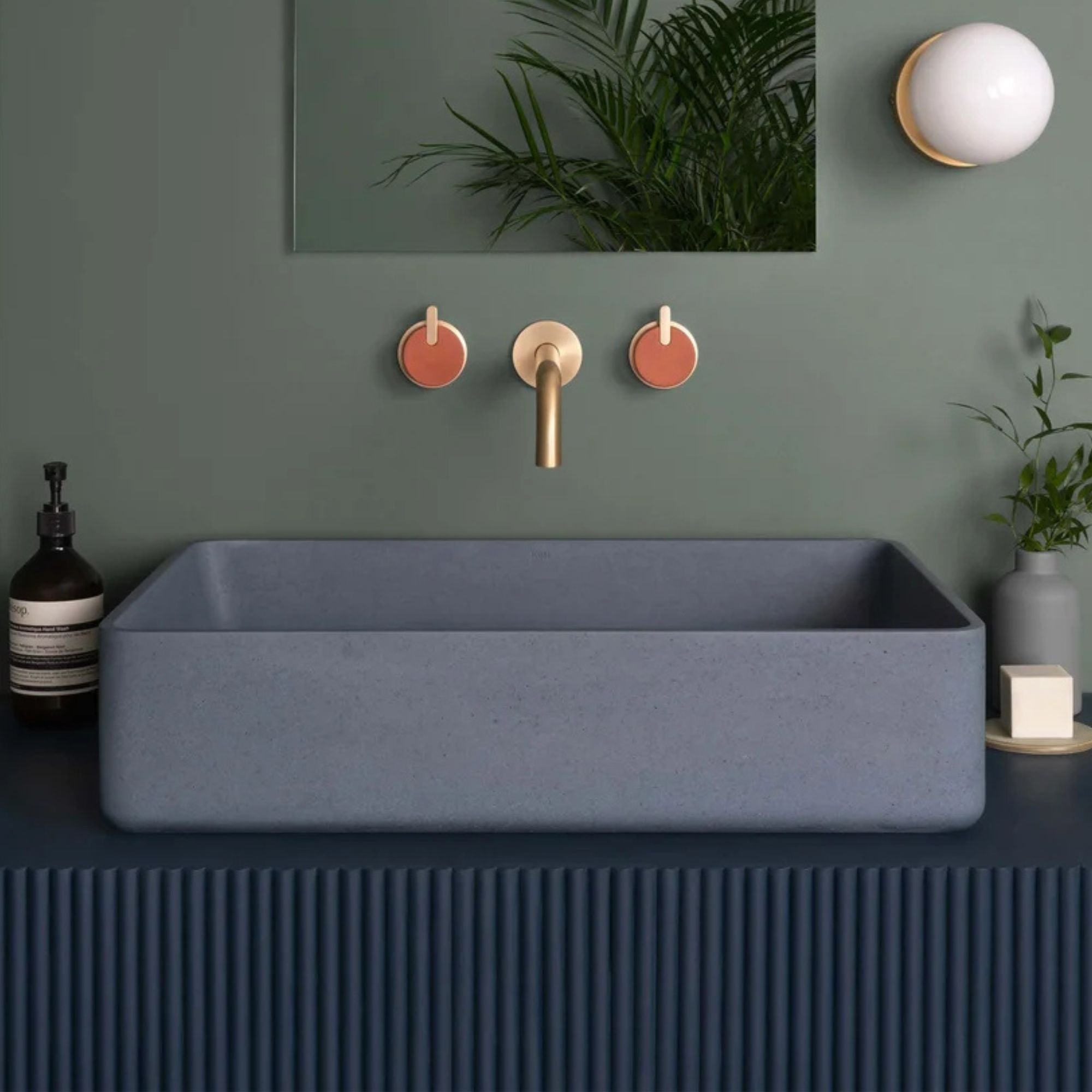 Kast Arla Countertop Concrete Basin