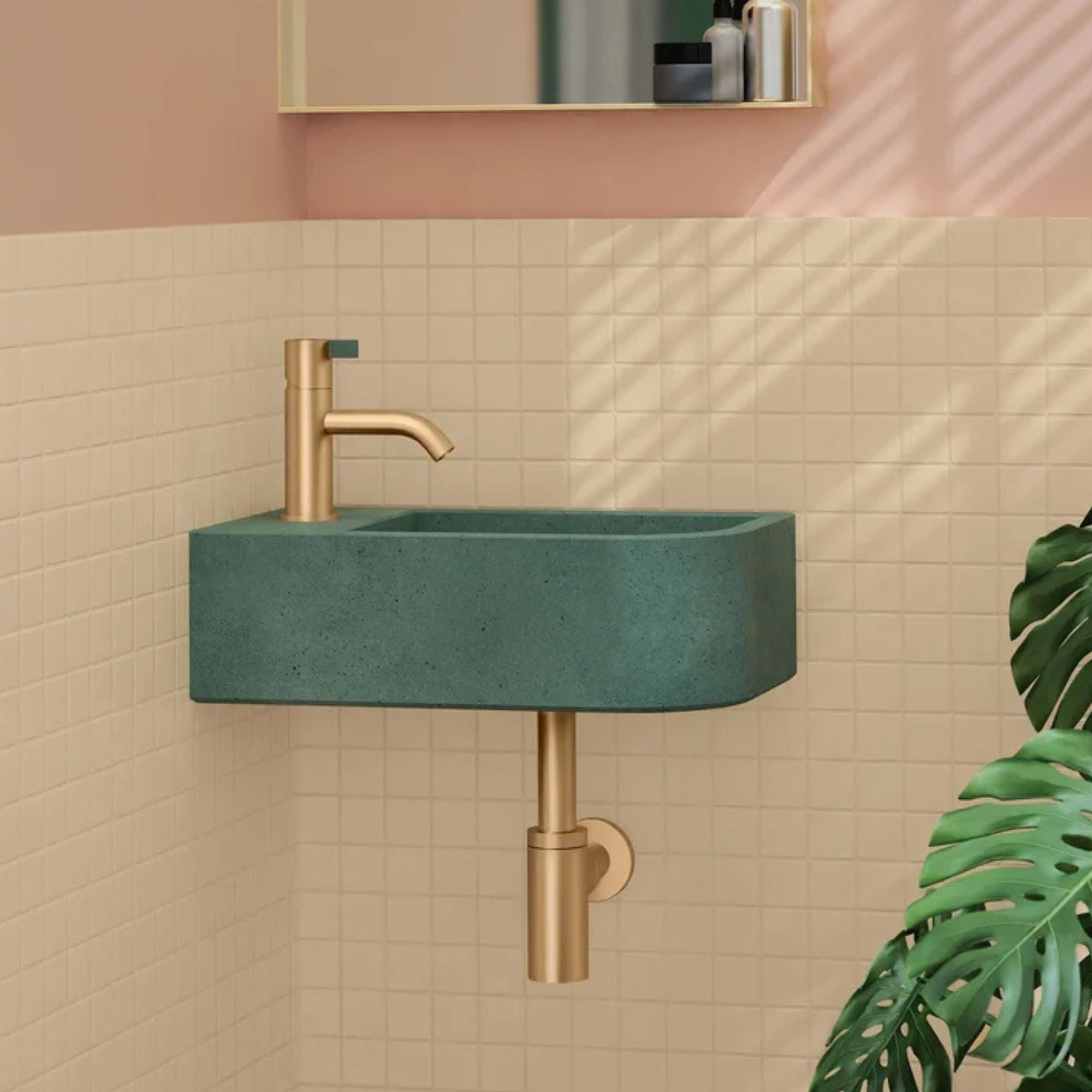 Kast Juno Wall-Mounted Concrete Basin