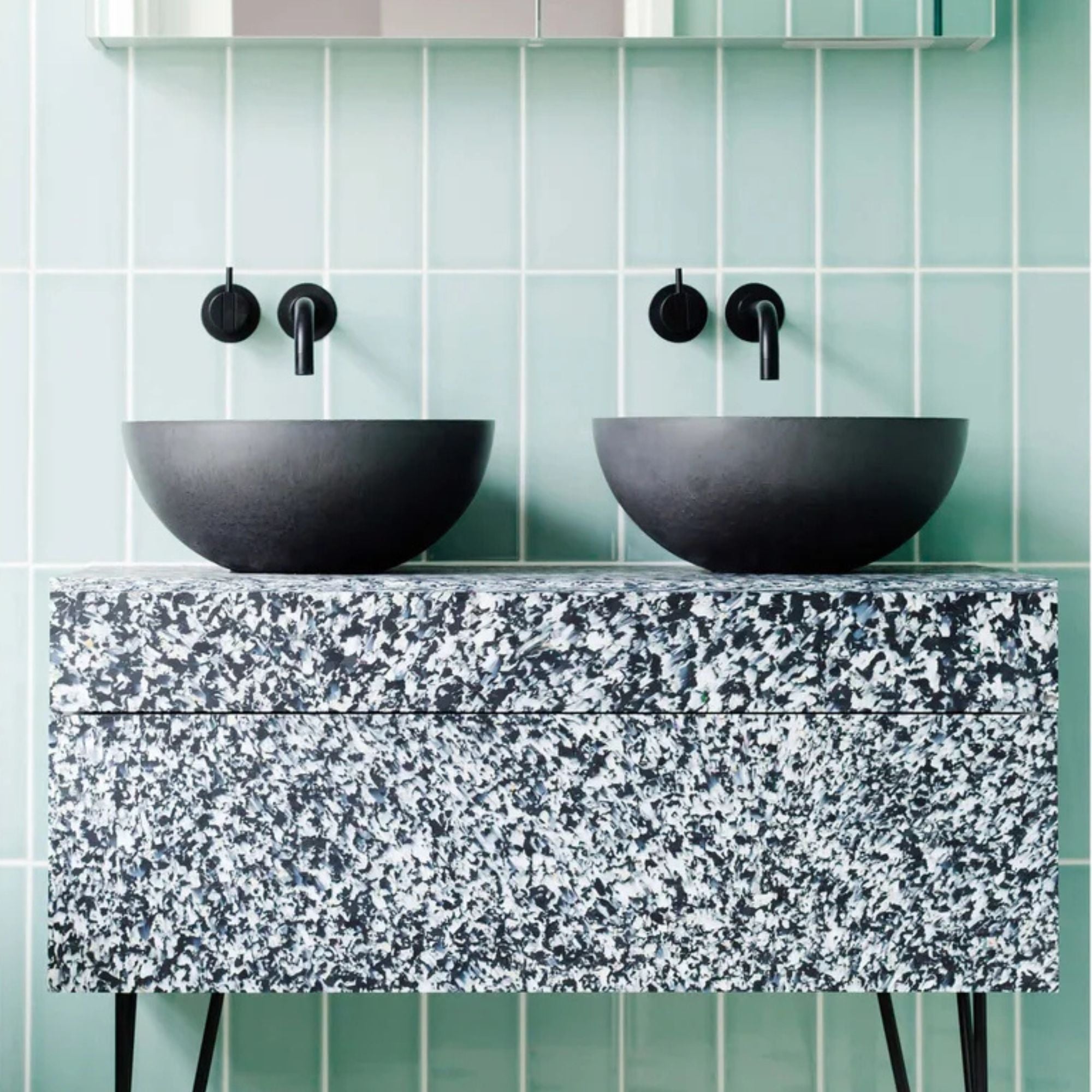 Kast Rena Round Countertop Concrete Basin