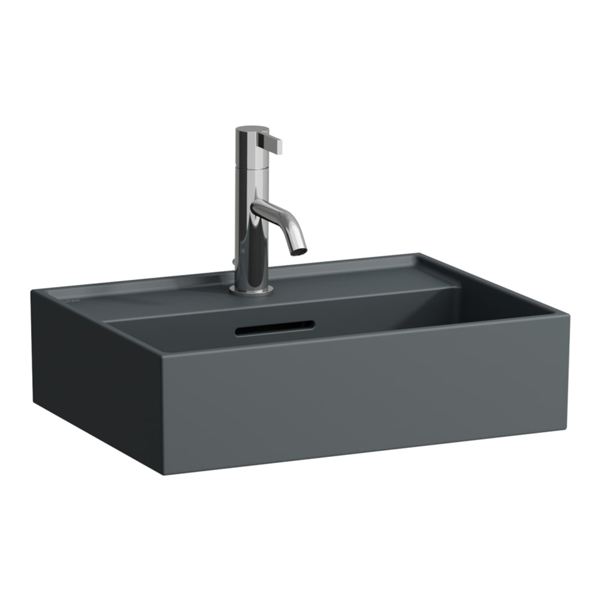 laufen kartell wall mounted washbasin 450x340 graphite