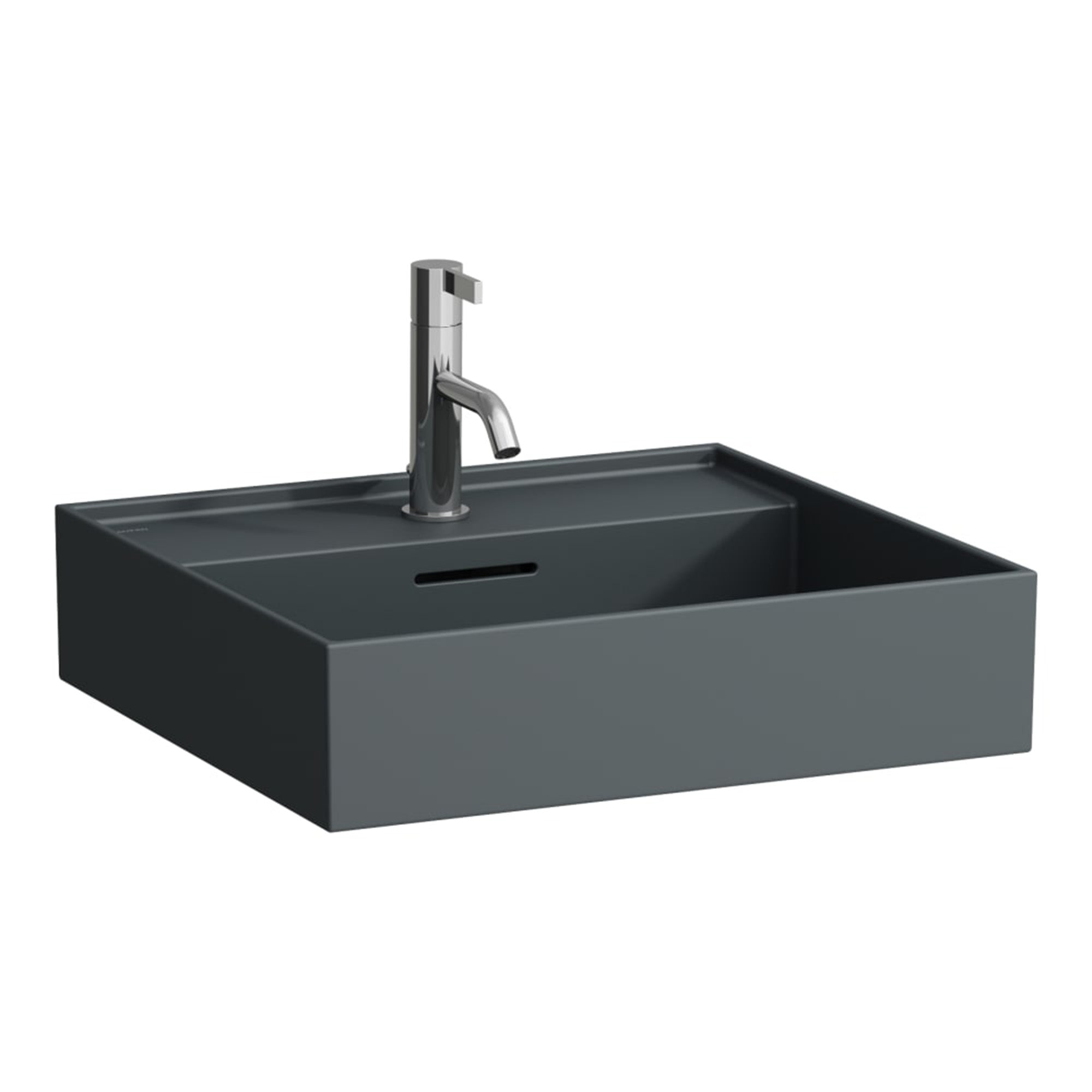 laufen kartell wall mounted washbasin 500x460 graphite