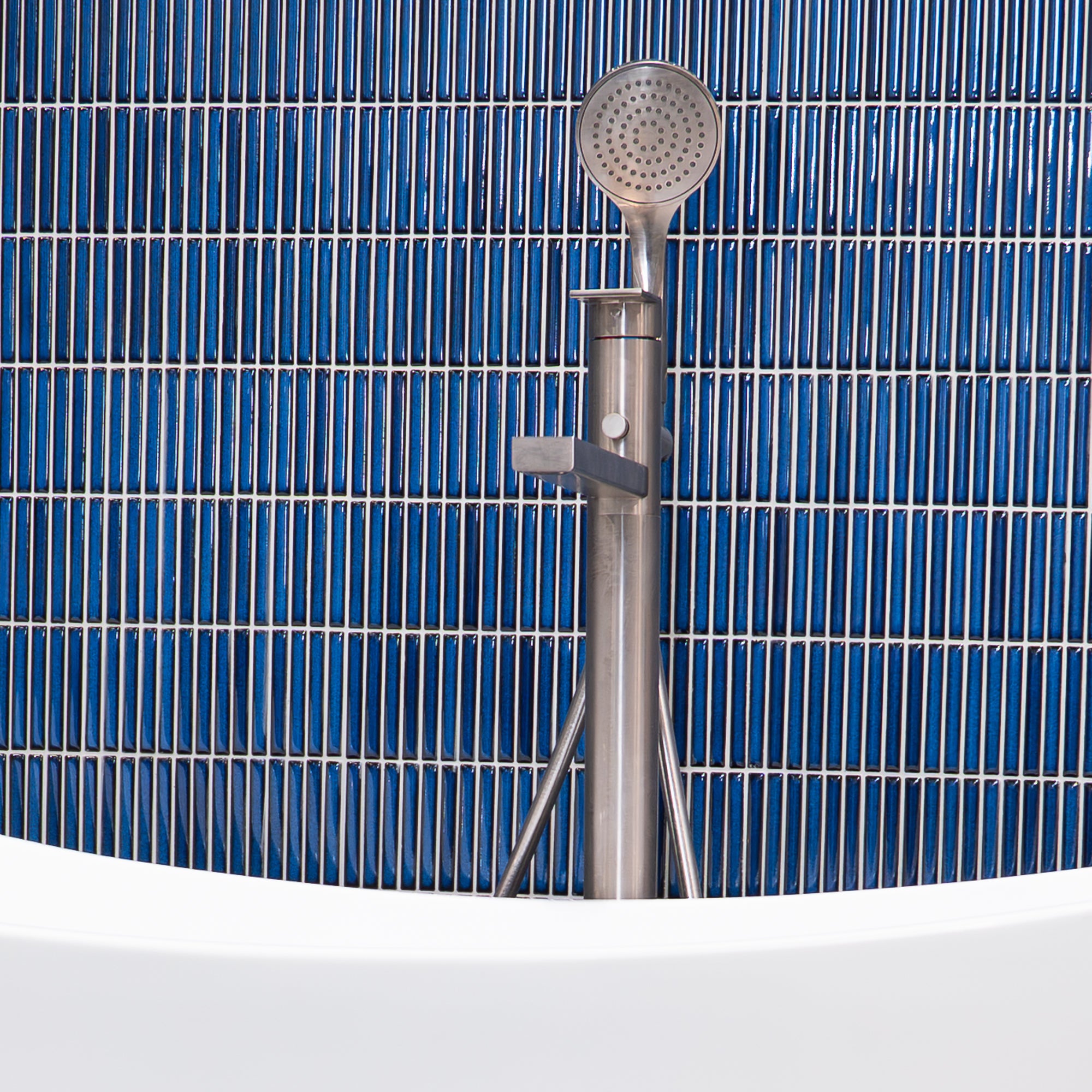 Linea Azure Kit-Kat Mosaic Wall Tile 30x29cm