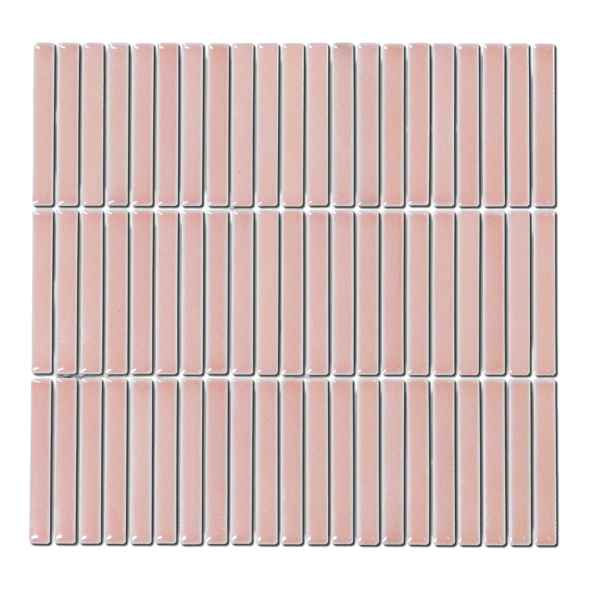 Linea Rosa Kit-Kat Wall & Floor Mosaic Tile 30x29cm Gloss