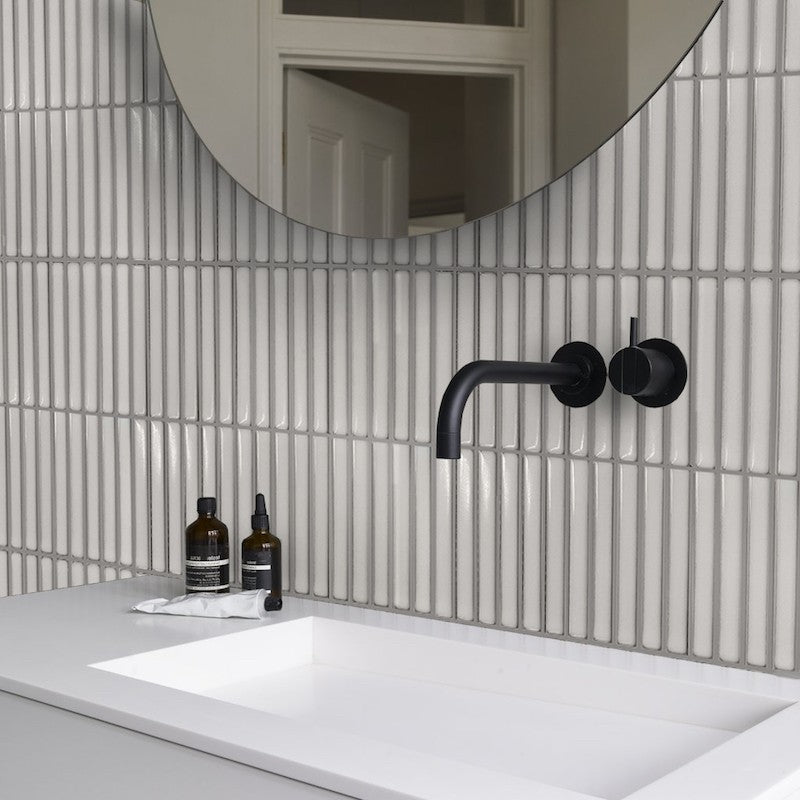 Linea Bianco Kit-Kat Wall & Floor Mosaic Tile 30x29cm Gloss