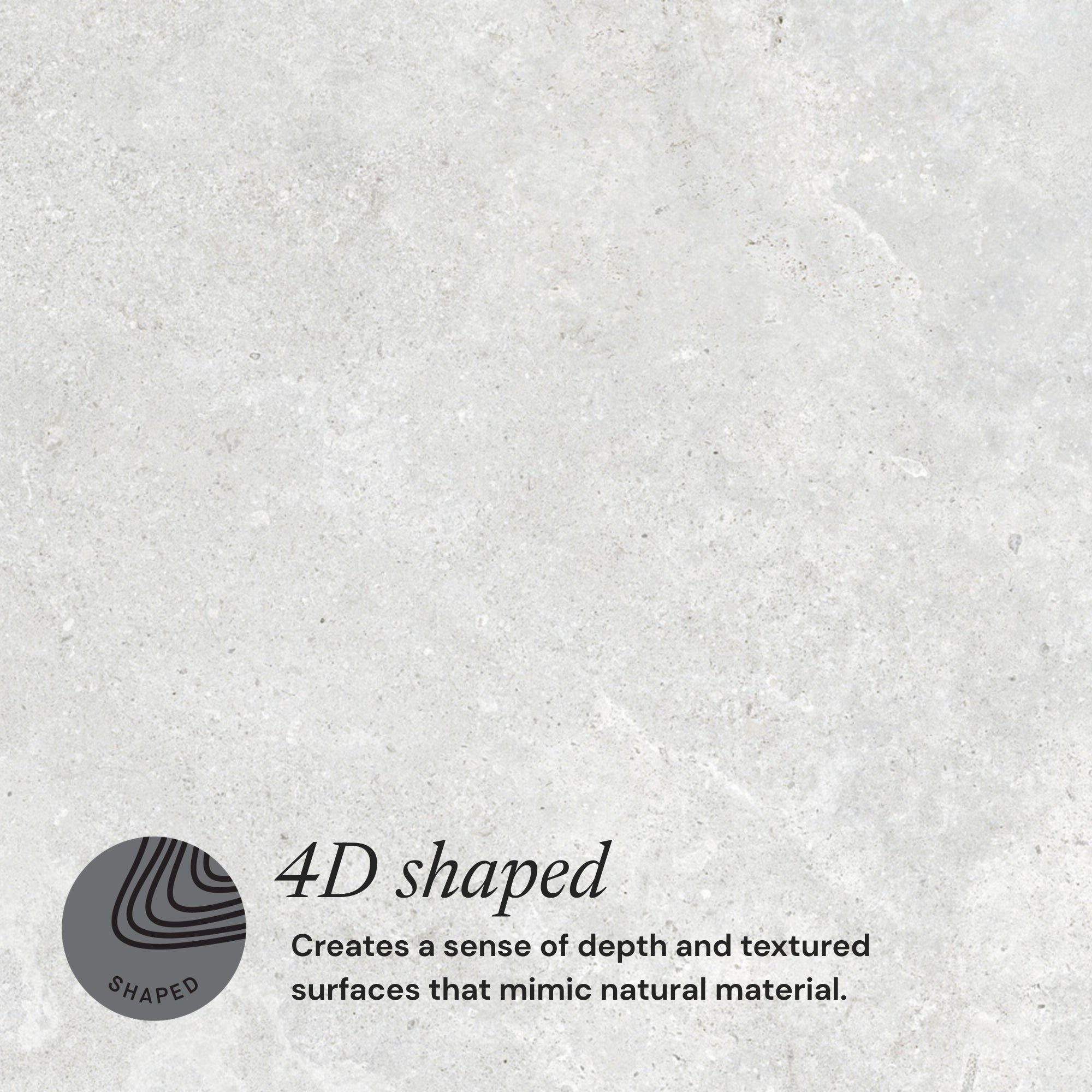 Linen Cloud 4D Stone Effect Wall Tile 60x120cm Matt