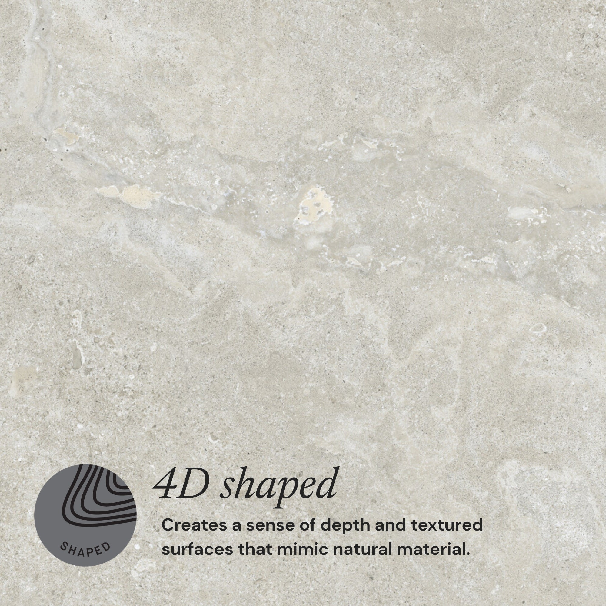 Linen Desert 4D Stone Effect Wall Tile 60x120cm Matt