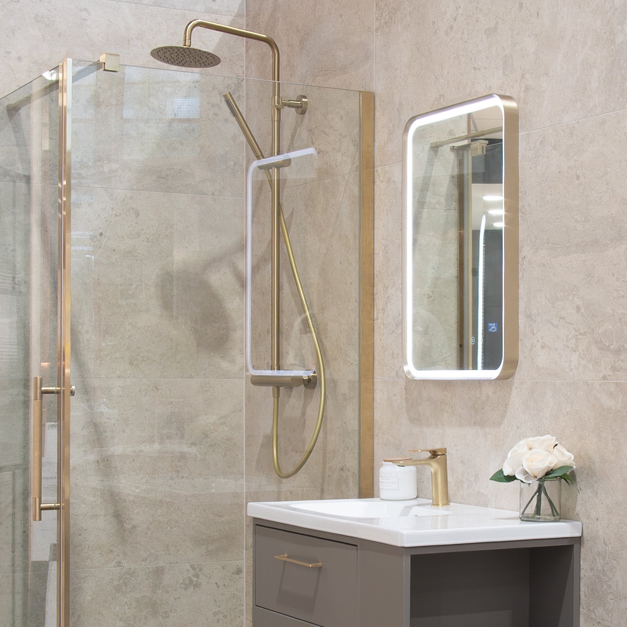 Livorno Crema Stone Effect Porcelain Tile 60x120cm Matt