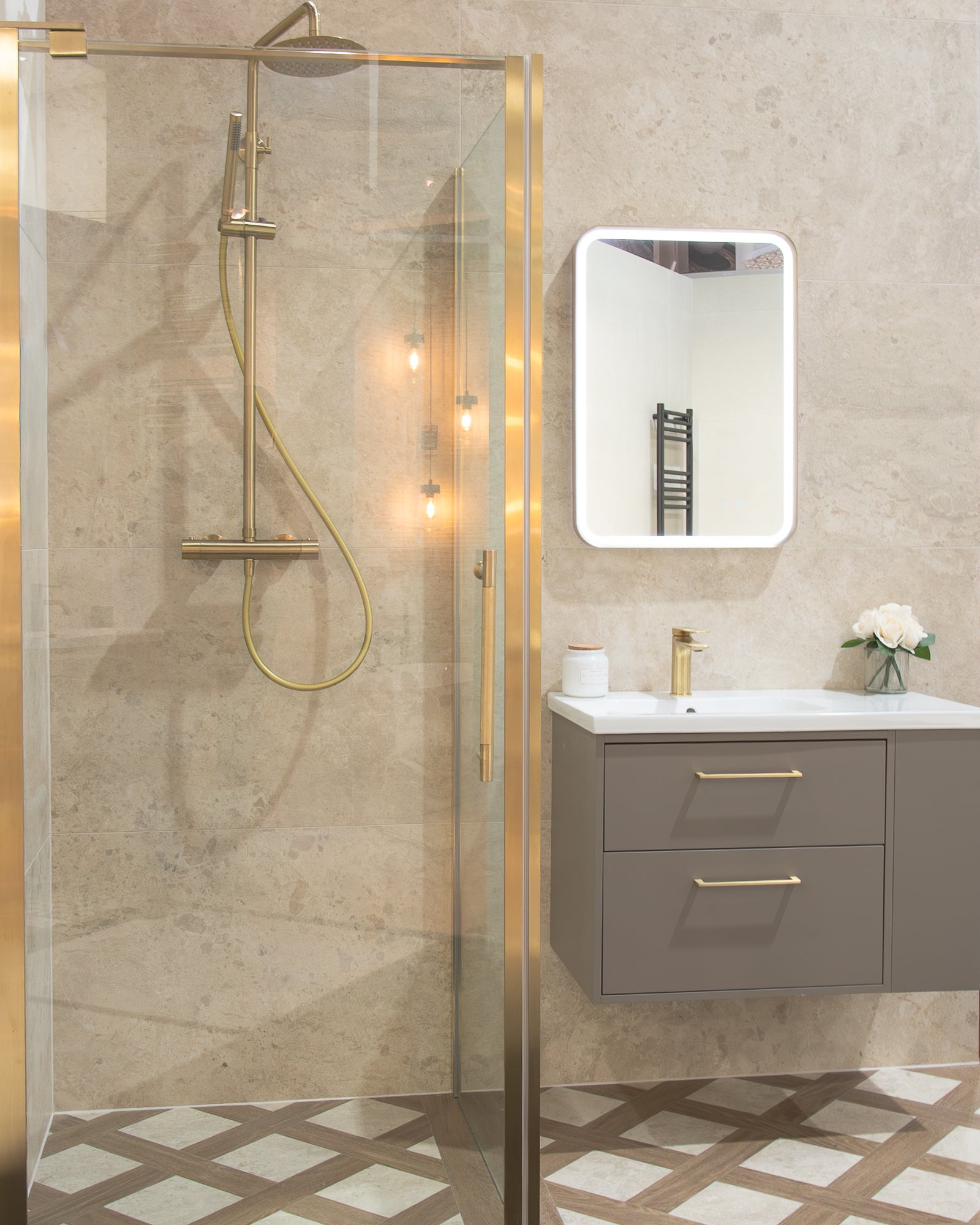 Livorno Crema Stone Effect Porcelain Tile 60x120cm Matt