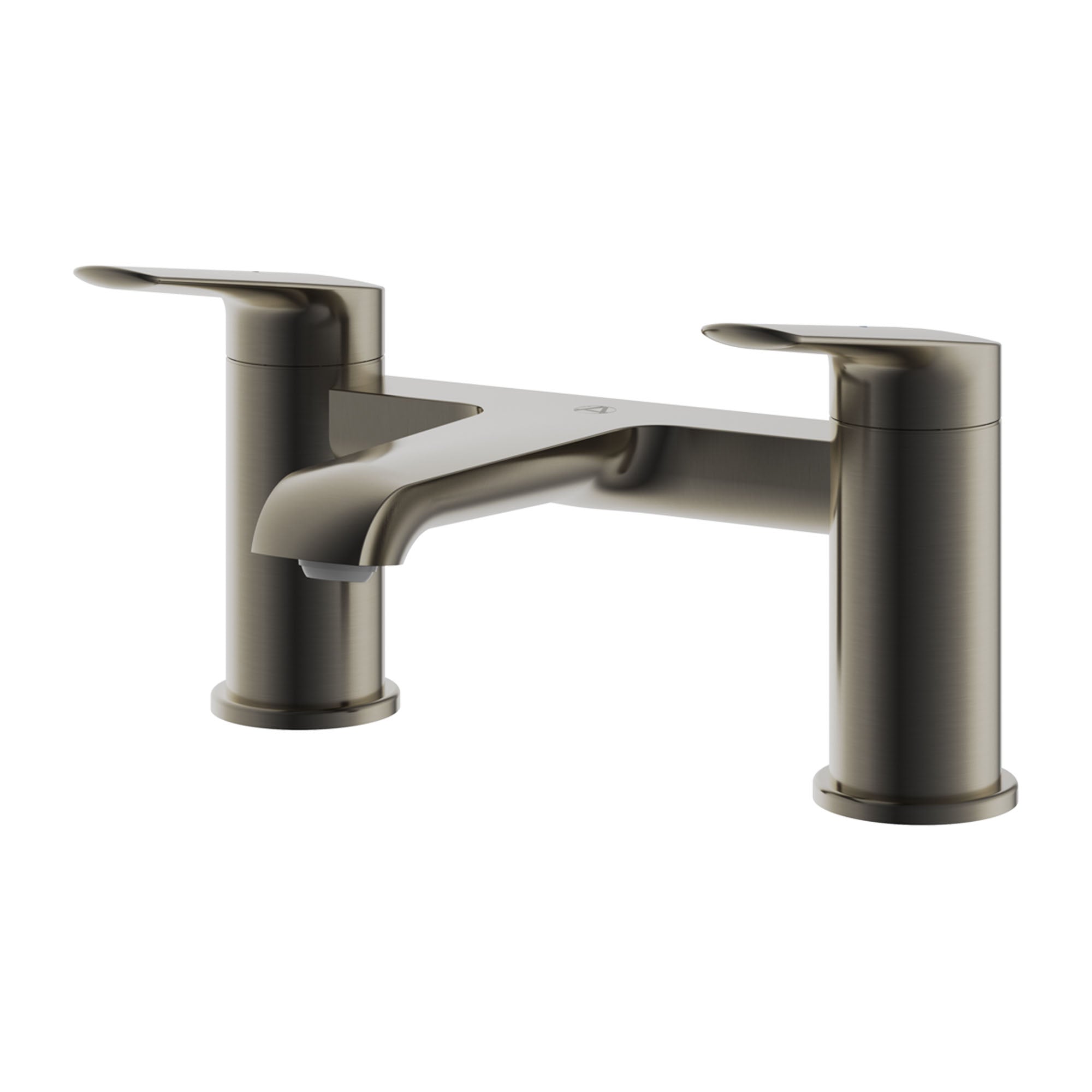 lucca deck mounted bath filler gunmetal grey