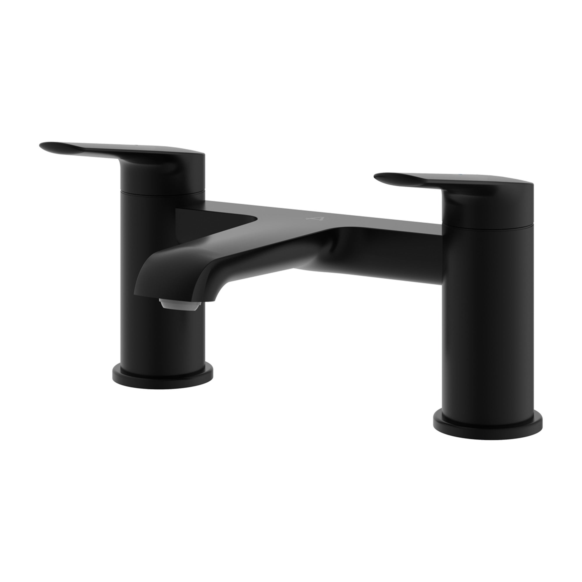 lucca deck mounted bath filler matt black