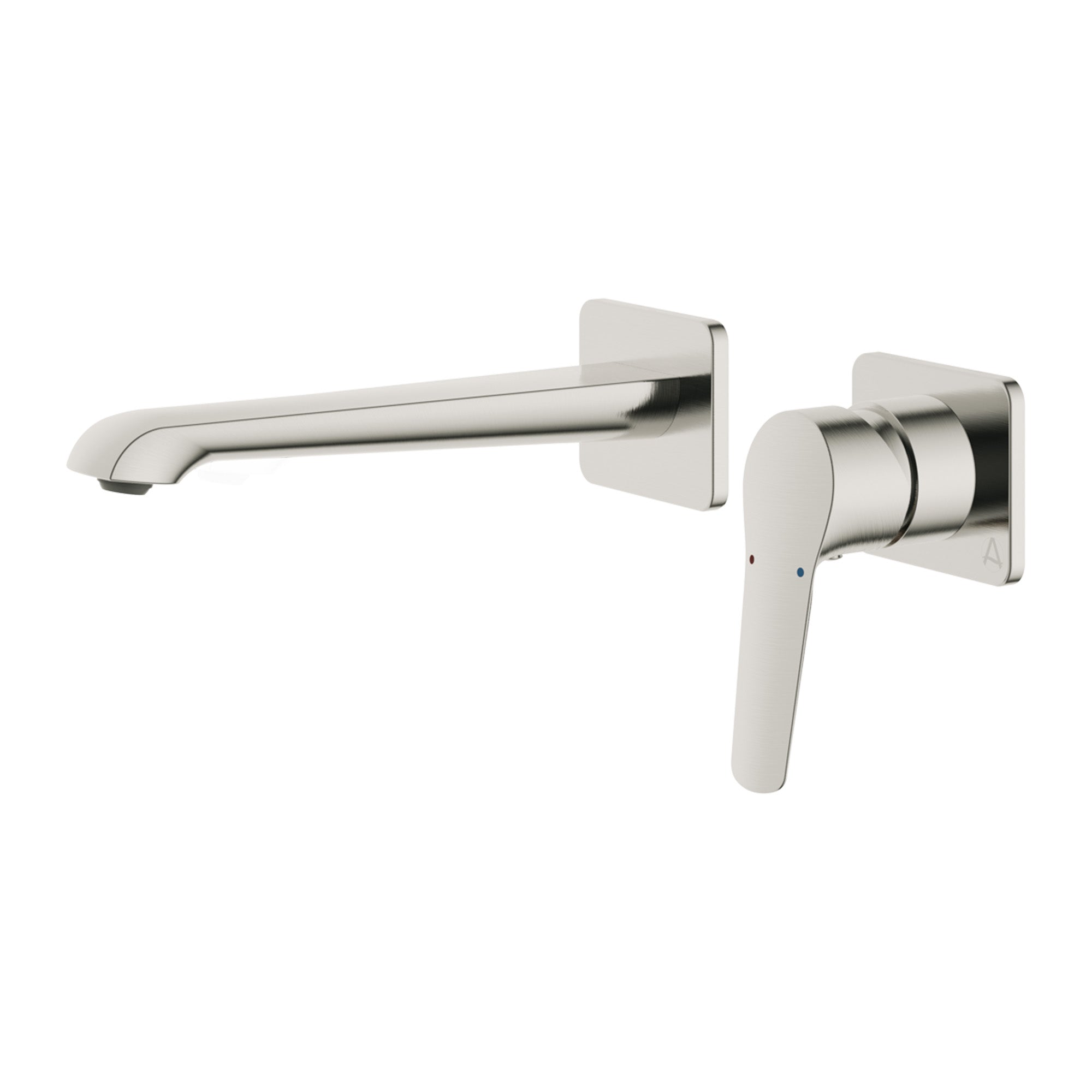 lucca wall mounted bath filler brushed nickel