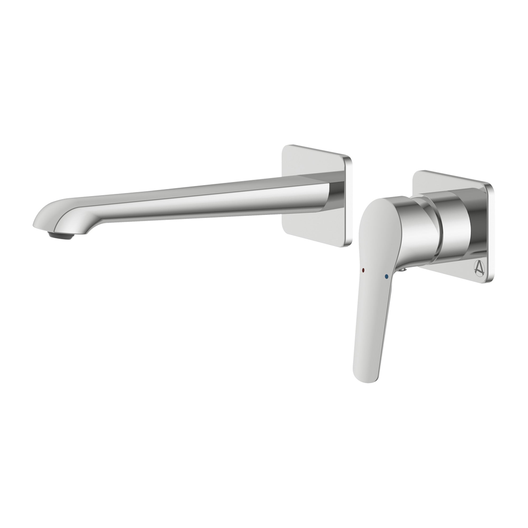 lucca wall mounted bath filler chrome