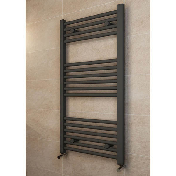 Madrid All Electric Heated Towel Rail - Matt Anthracite