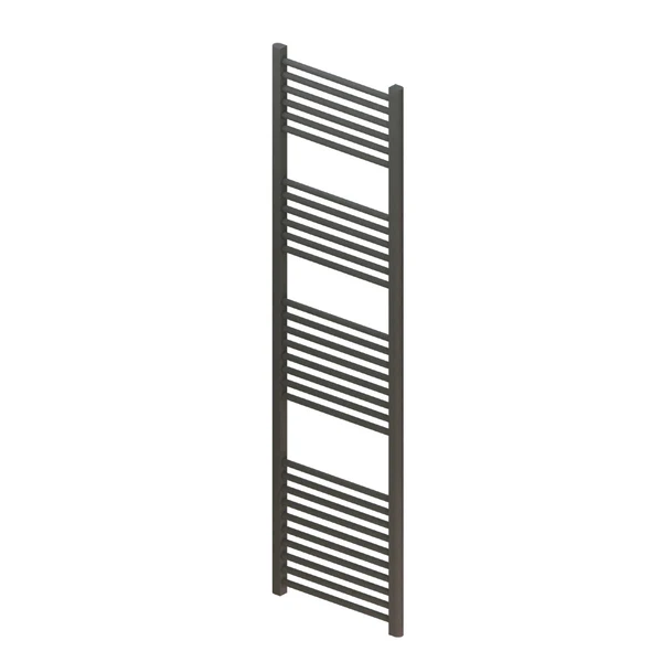 Madrid Heated Towel Rail Matt Anthracite
