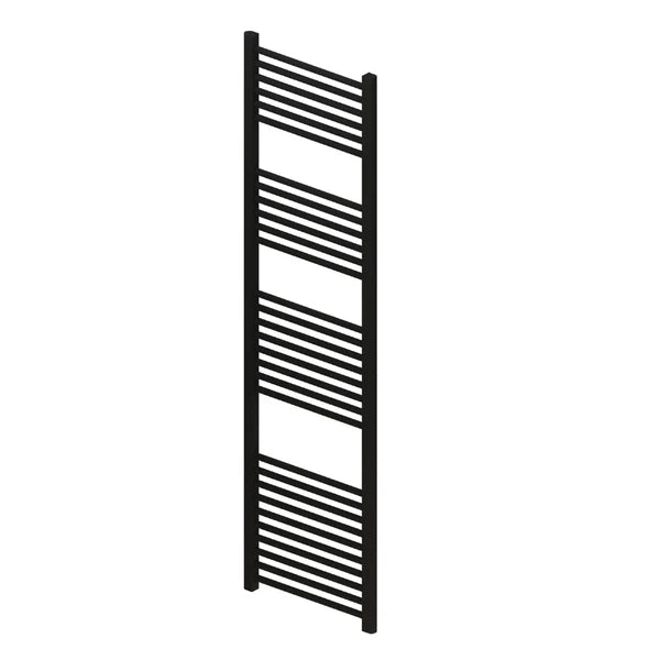 Madrid Heated Towel Rail Matt Black