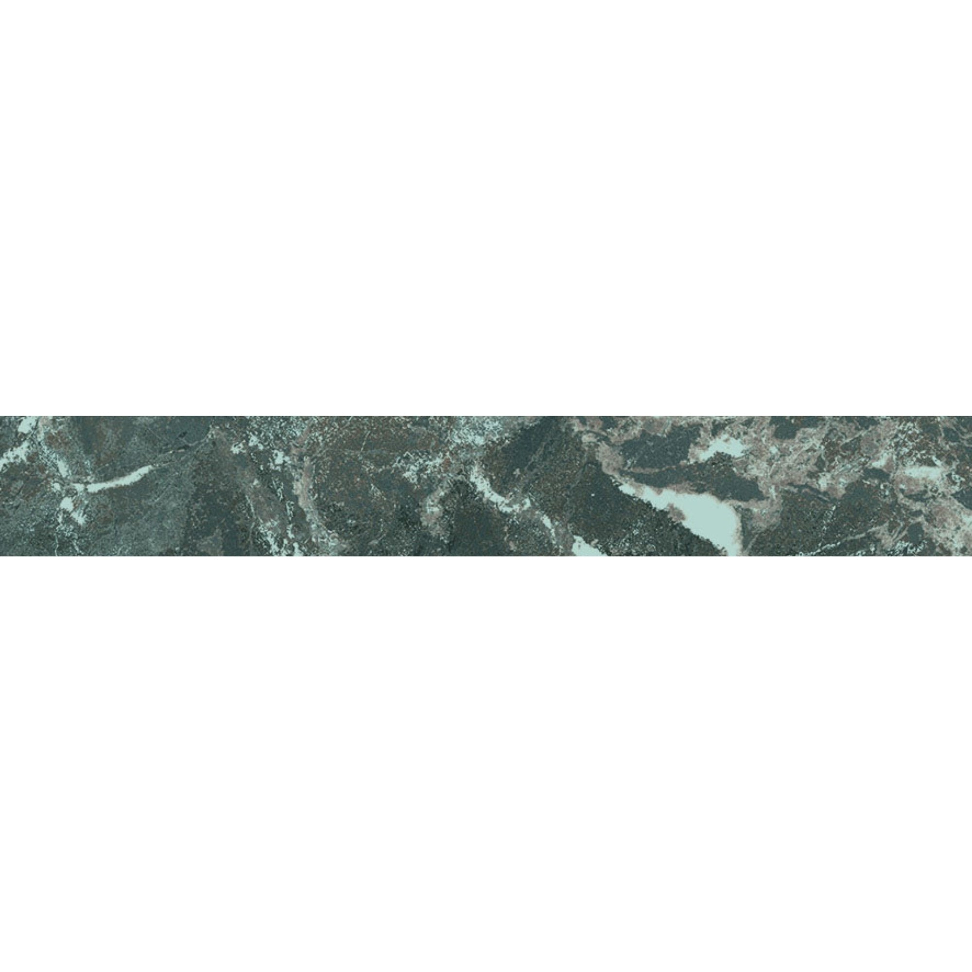 Majestic Verde Alpi Marble Effect Porcelain Tile 10x60cm Satin Matt