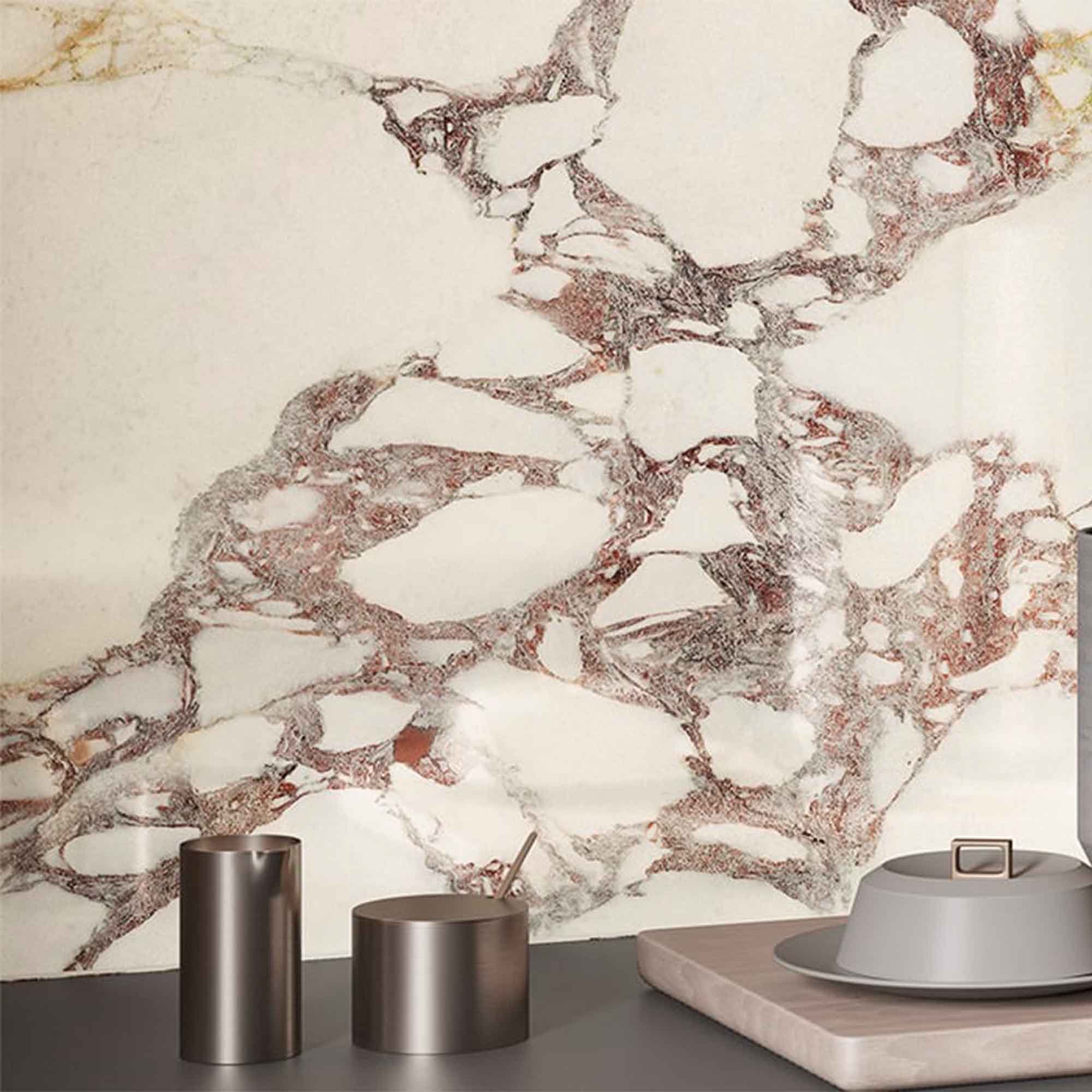 marmi select breccia medicea marble effect porcelain tile 60x120cm matt