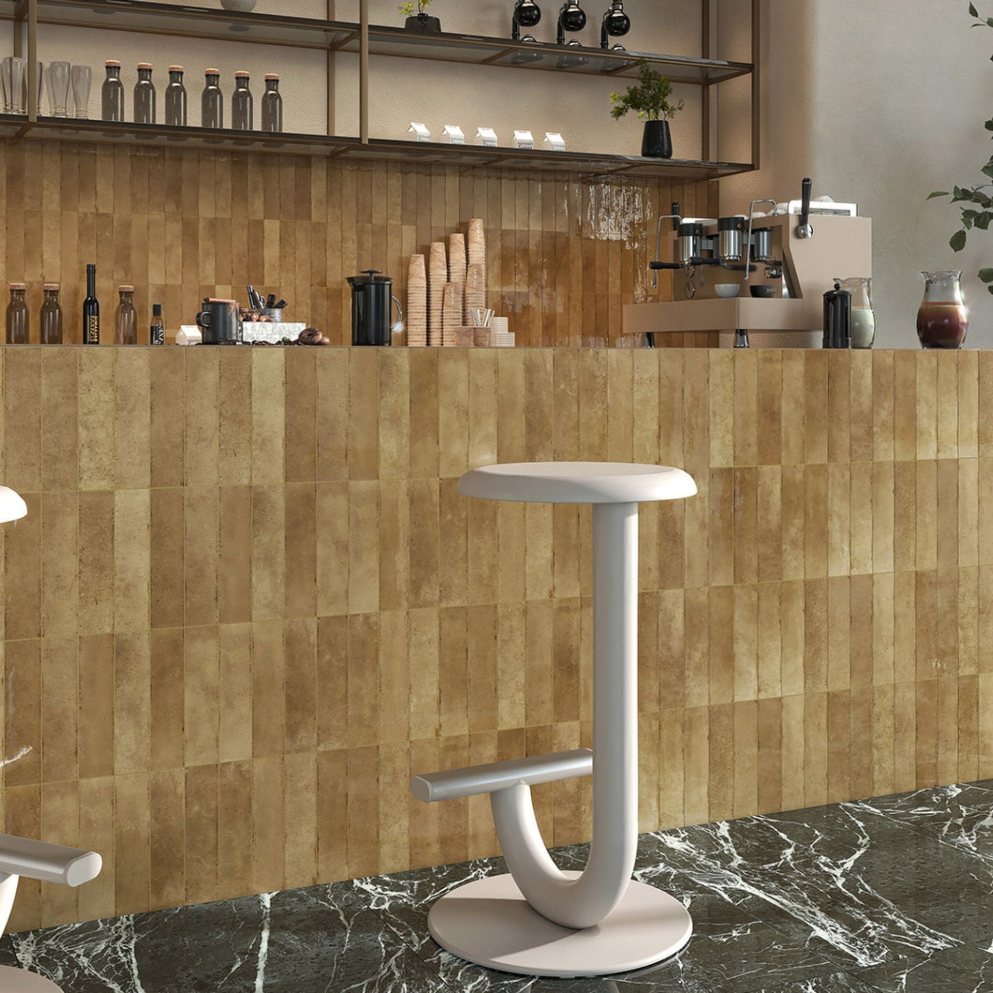 Medina Cedro Porcelain Tile 6x25cm Gloss