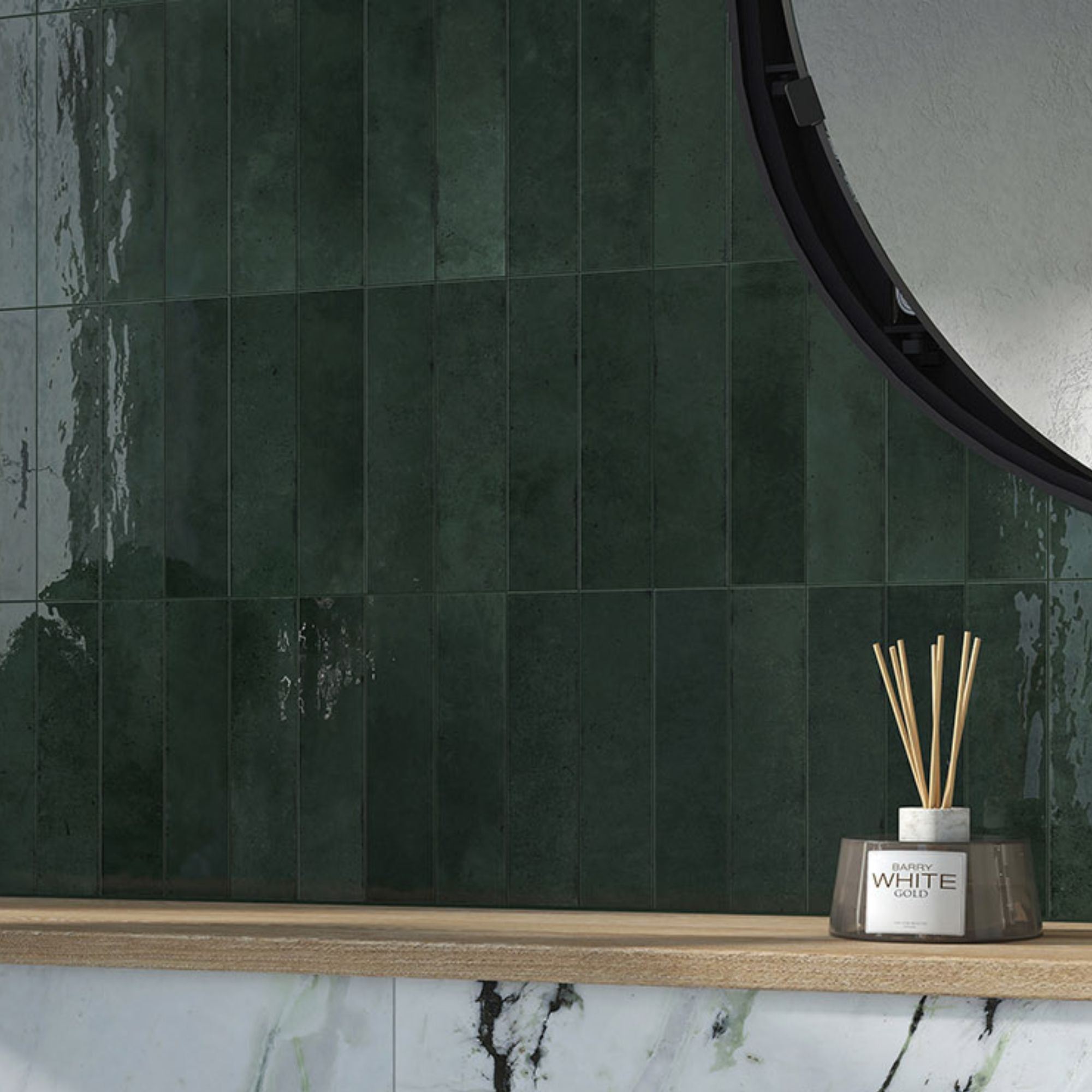 Medina Foresto Porcelain Tile 6x25cm Gloss