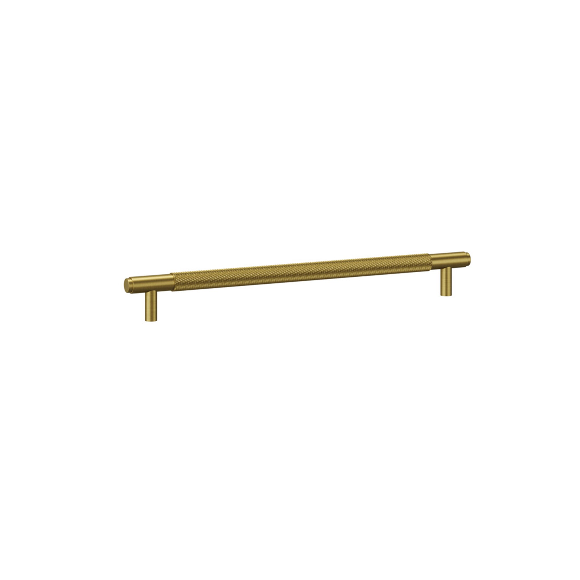 miami 500mm knurled handle brushed brass