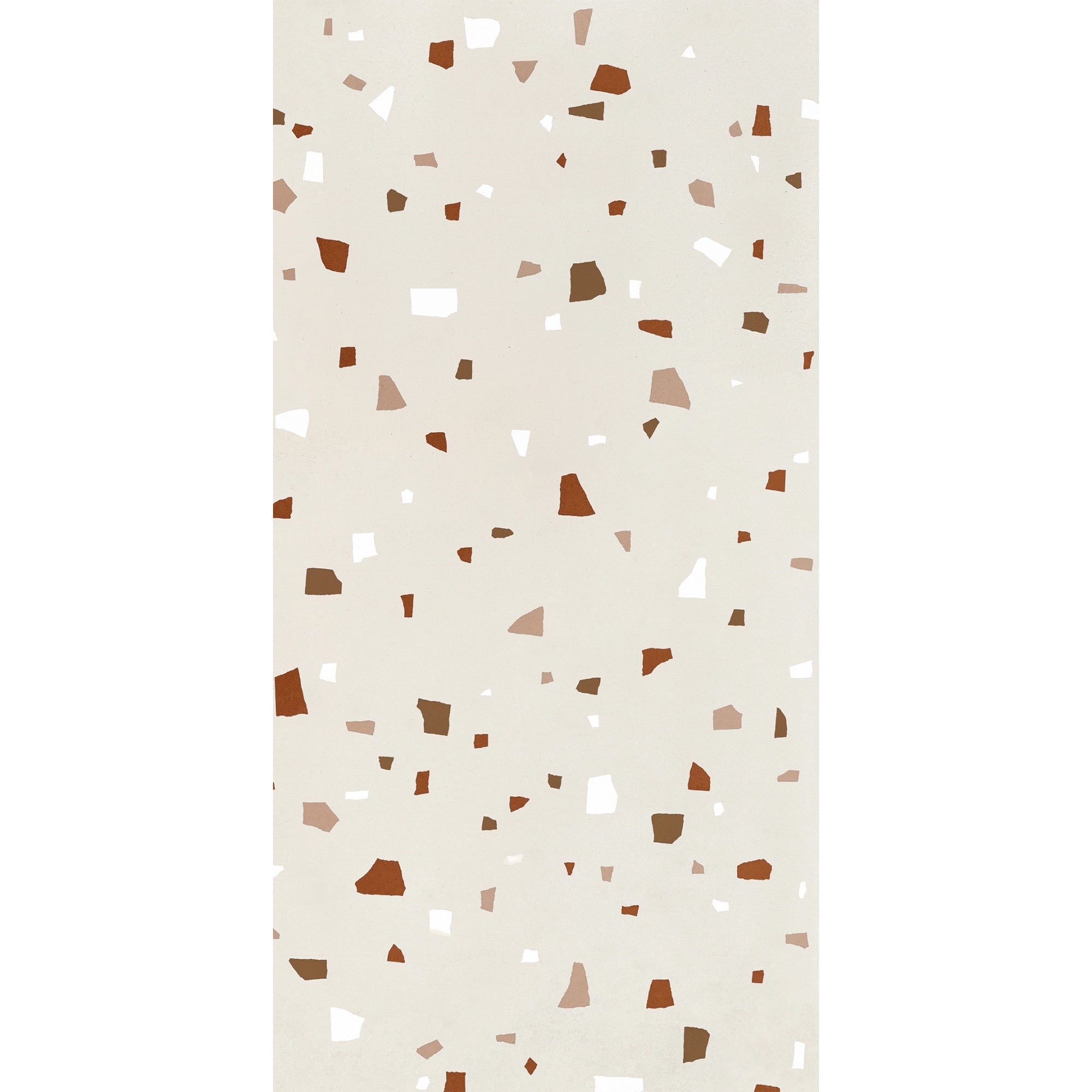 nuances avorio coccio terrazzo effect porcelain tile 60x120cm