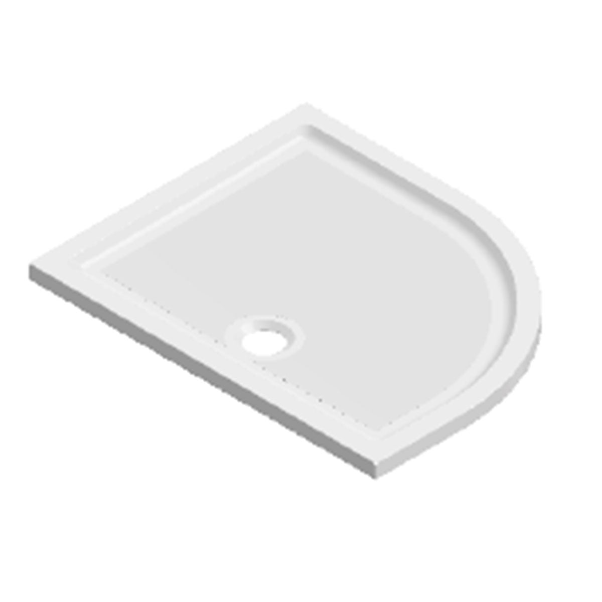 iTray Slip Resistant Low Profile Shower Tray - Offset Quadrant