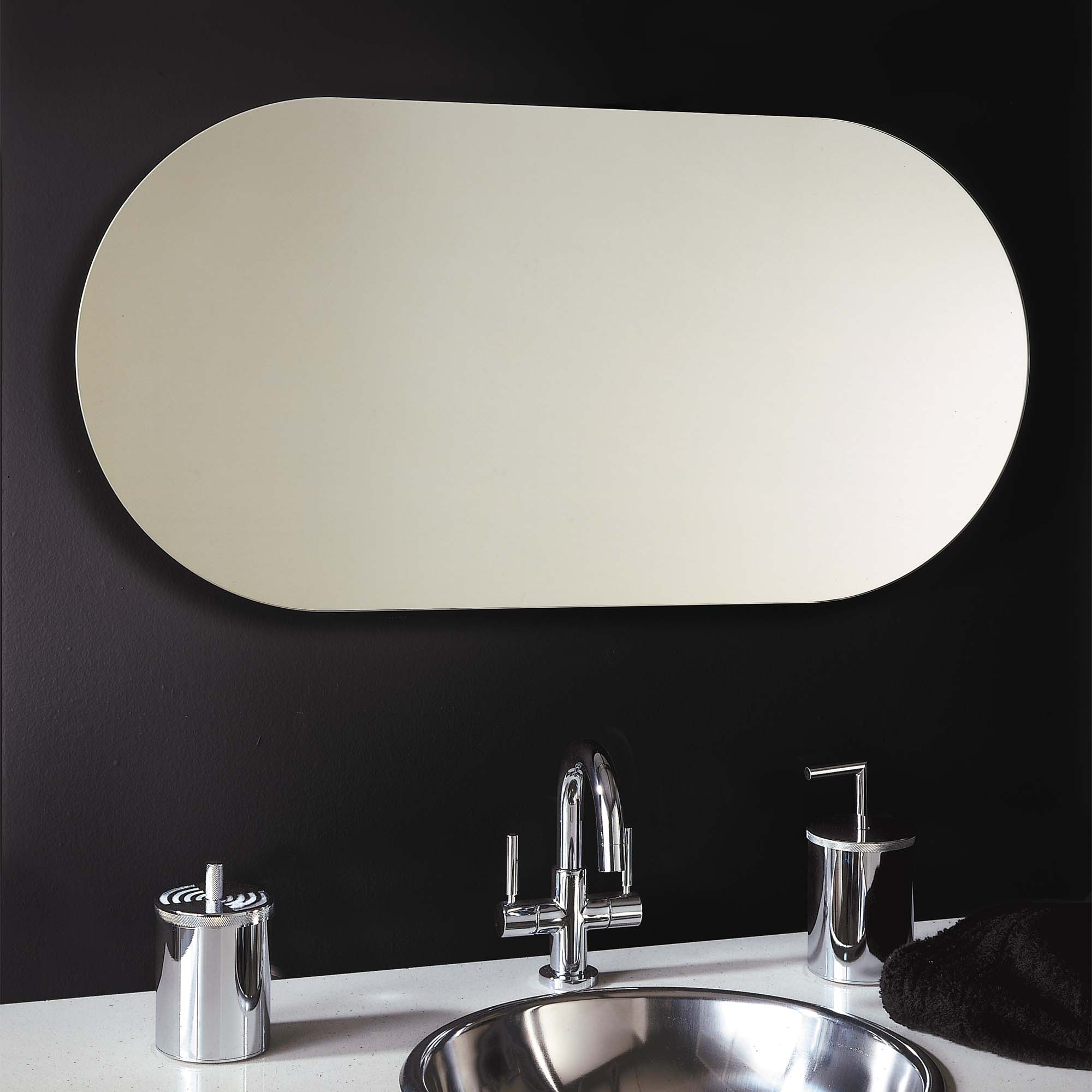oslo slim capsule 50 bathroom mirror